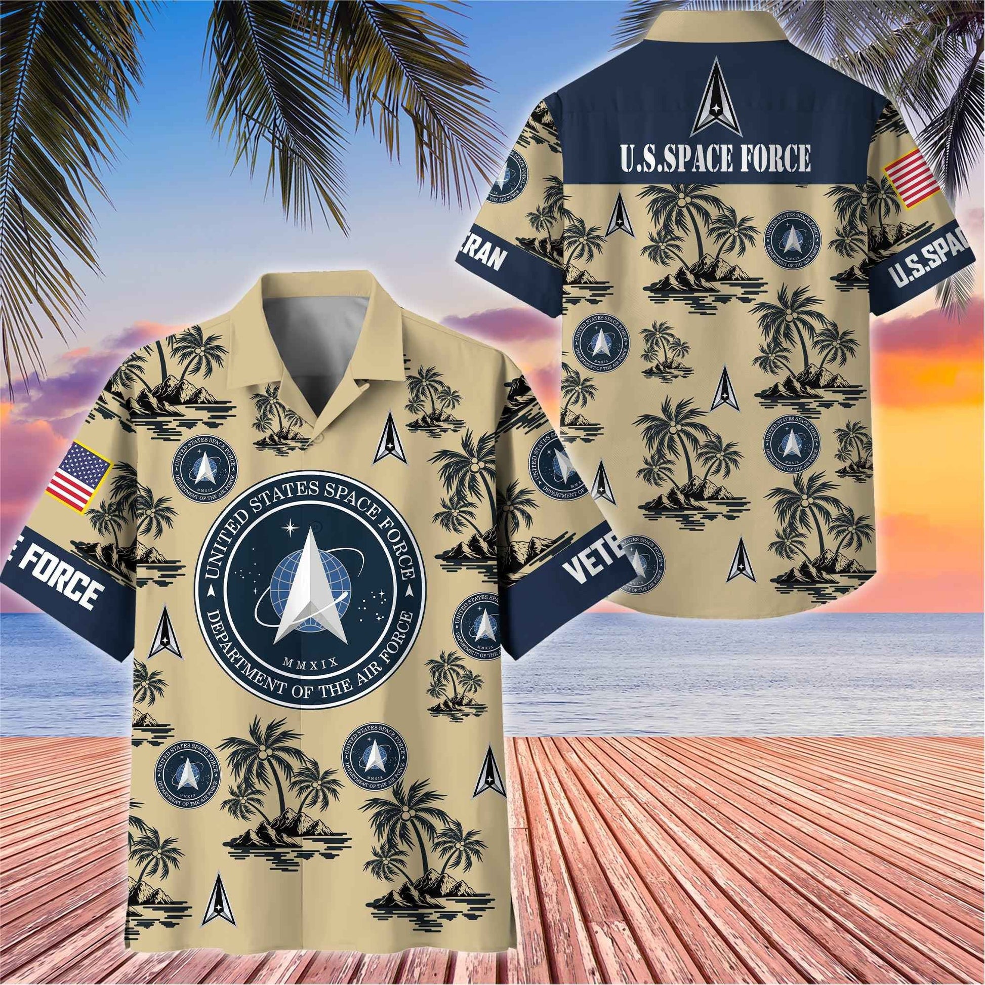 Premium US Veterans Hawaiian Shirt BPHN250413, Gifts For US Veterans, Gifts On Father's Day, Armed Forces Day, Veterans Day.