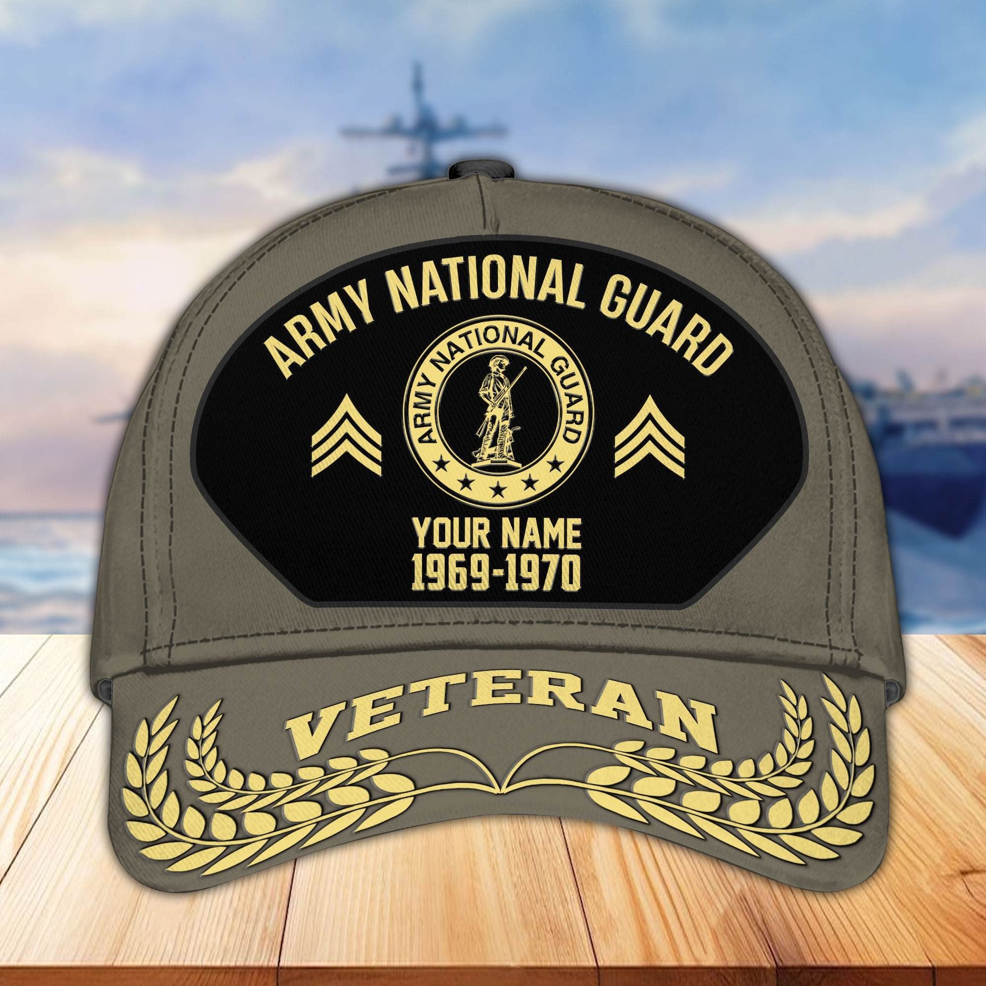 Premium US Veterans Baseball Hats BPHN080512, Custom Name, Rank, Year, Gifts For US Veterans On Father's Day, Armed Forces Day, Independence Day, Veterans Day.