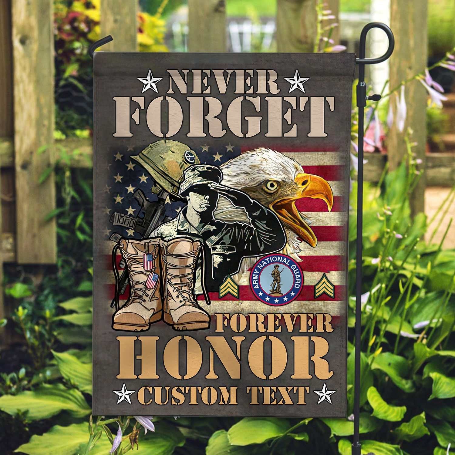 Premium Custom Army National Guard Veteran Flag VPVC110708, Gift For Army National Guard Veteran, American Flag, Patriotic Flag, Garden Flag, House Flag