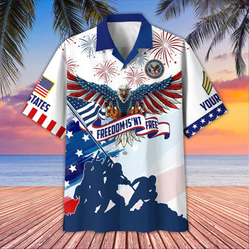 US Veteran Custom Hawaiian Shirt VPVC406607, Gifts For US Veteran, Best Gifts On Father's Day, Armed Forces Day, Independence Day, Veterans Day.