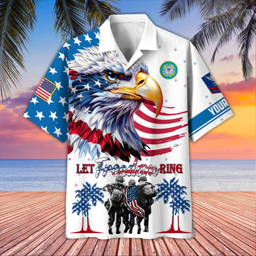 Premium Custom USCG Hawaiian Shirt VPVC405705, Gifts For Coast Guard Veteran, Best Gifts On Father's Day, Armed Forces Day, Independence Day, Veterans Day.