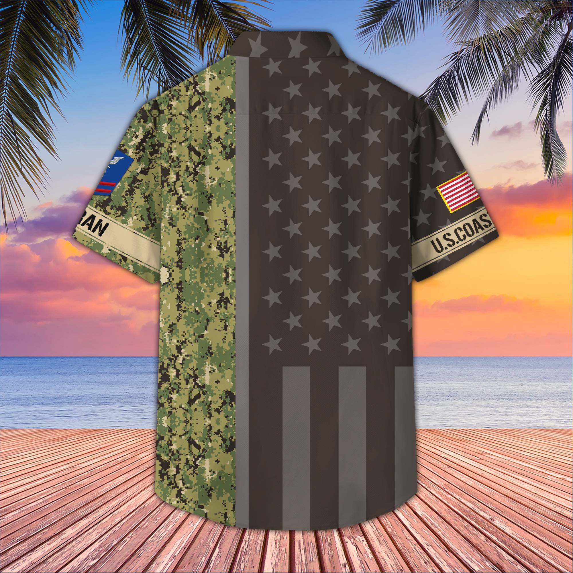 Premium Custom USCG Hawaiian Shirt VPVC406505, Gifts For Coast Guard Veteran, Best Gifts On Father's Day, Armed Forces Day, Independence Day, Veterans Day.