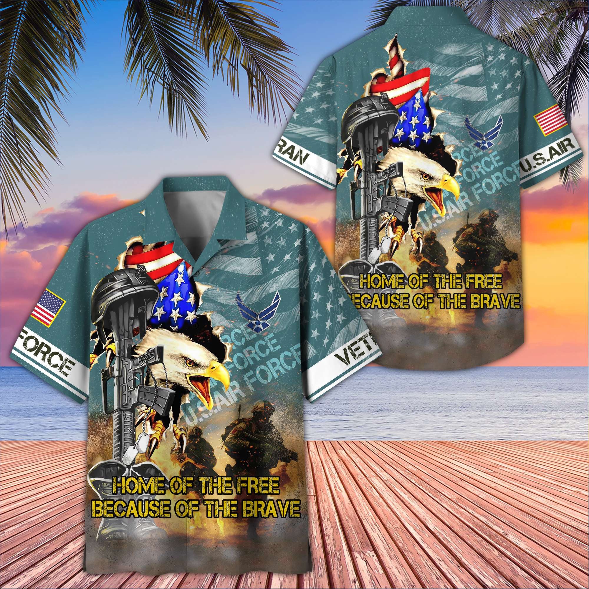 USAF Hawaiian Shirt VPVC406404, Gifts For Air Force Veteran, Best Gifts On Father's Day, Armed Forces Day, Independence Day, Veterans Day.