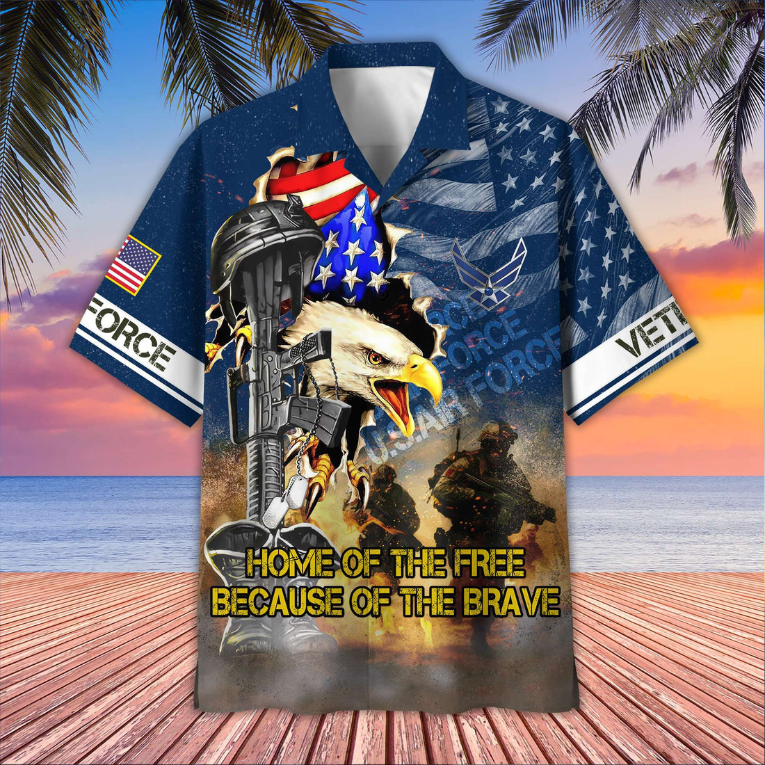 USAF Hawaiian Shirt VPVC406412, Gifts For Air Force Veteran, Best Gifts On Father's Day, Armed Forces Day, Independence Day, Veterans Day.