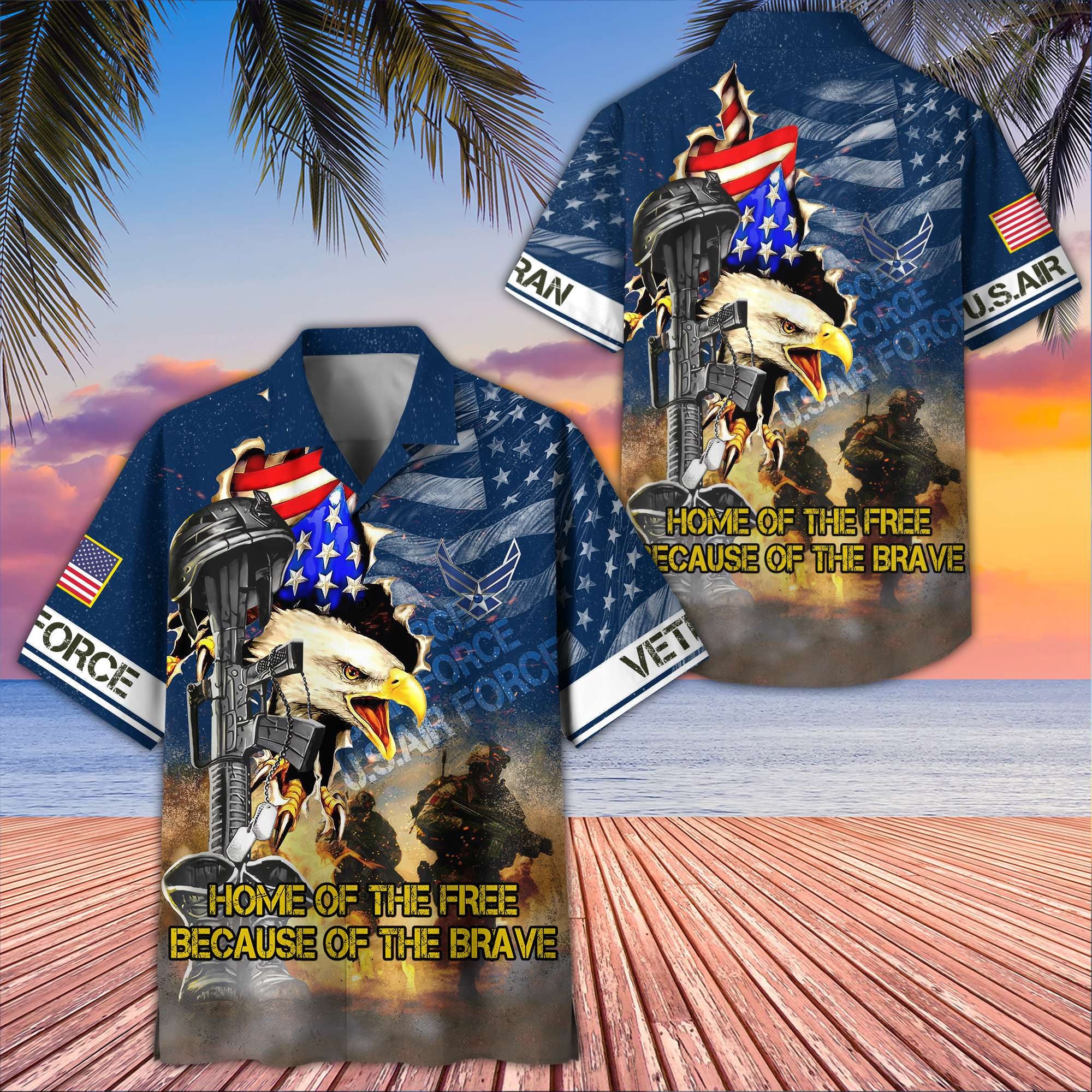 USAF Hawaiian Shirt VPVC406412, Gifts For Air Force Veteran, Best Gifts On Father's Day, Armed Forces Day, Independence Day, Veterans Day.