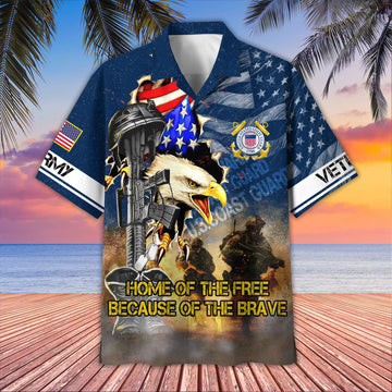 USCG Hawaiian Shirt VPVC406405, Gifts For Coast Guard Veteran, Best Gifts On Father's Day, Armed Forces Day, Independence Day, Veterans Day.