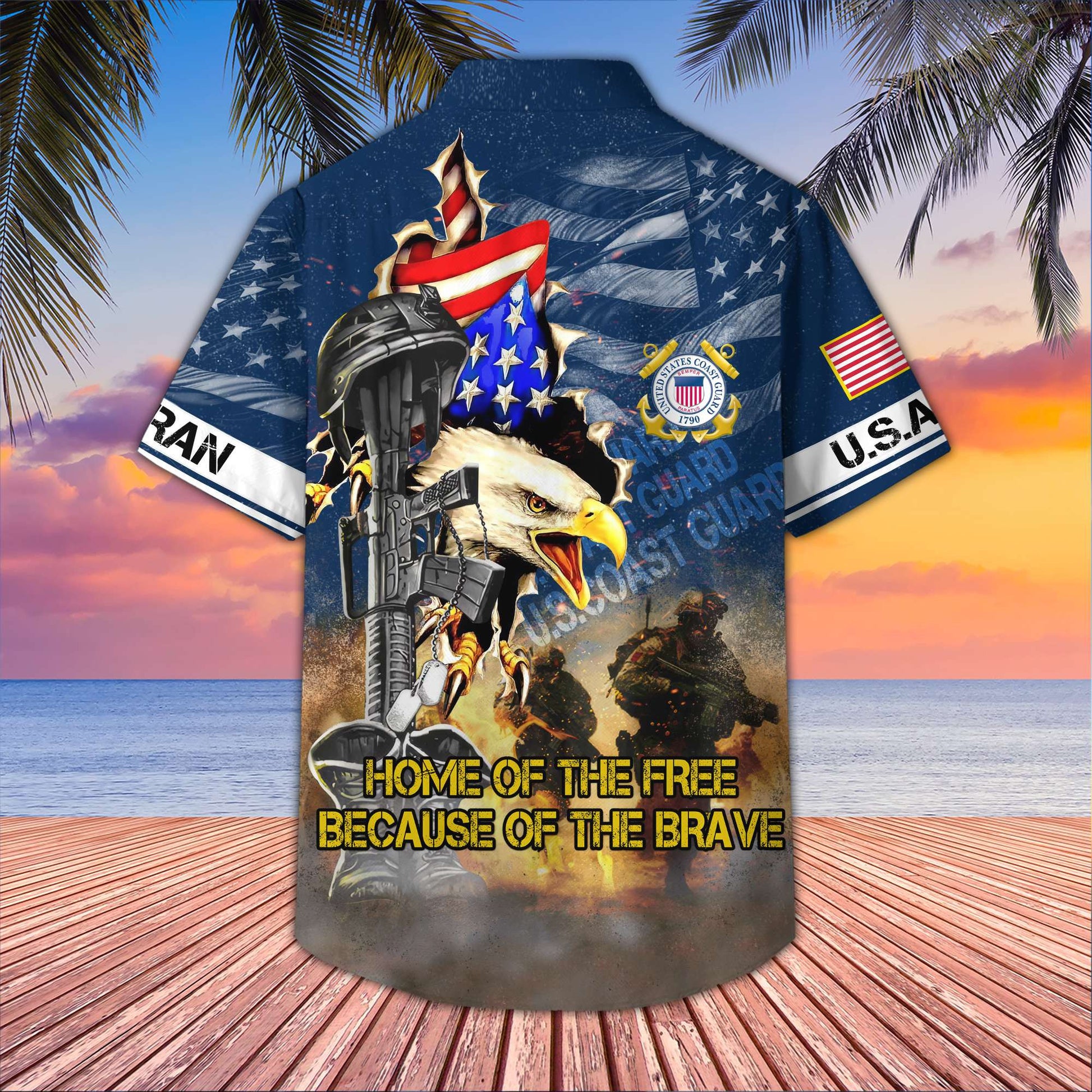 USCG Hawaiian Shirt VPVC406405, Gifts For Coast Guard Veteran, Best Gifts On Father's Day, Armed Forces Day, Independence Day, Veterans Day.
