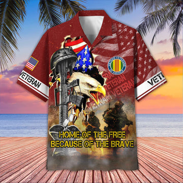 Vietnam Veteran Hawaiian Shirt VPVC406406, Gifts For Vietnam Veteran, Best Gifts On Father's Day, Armed Forces Day, Independence Day, Veterans Day.