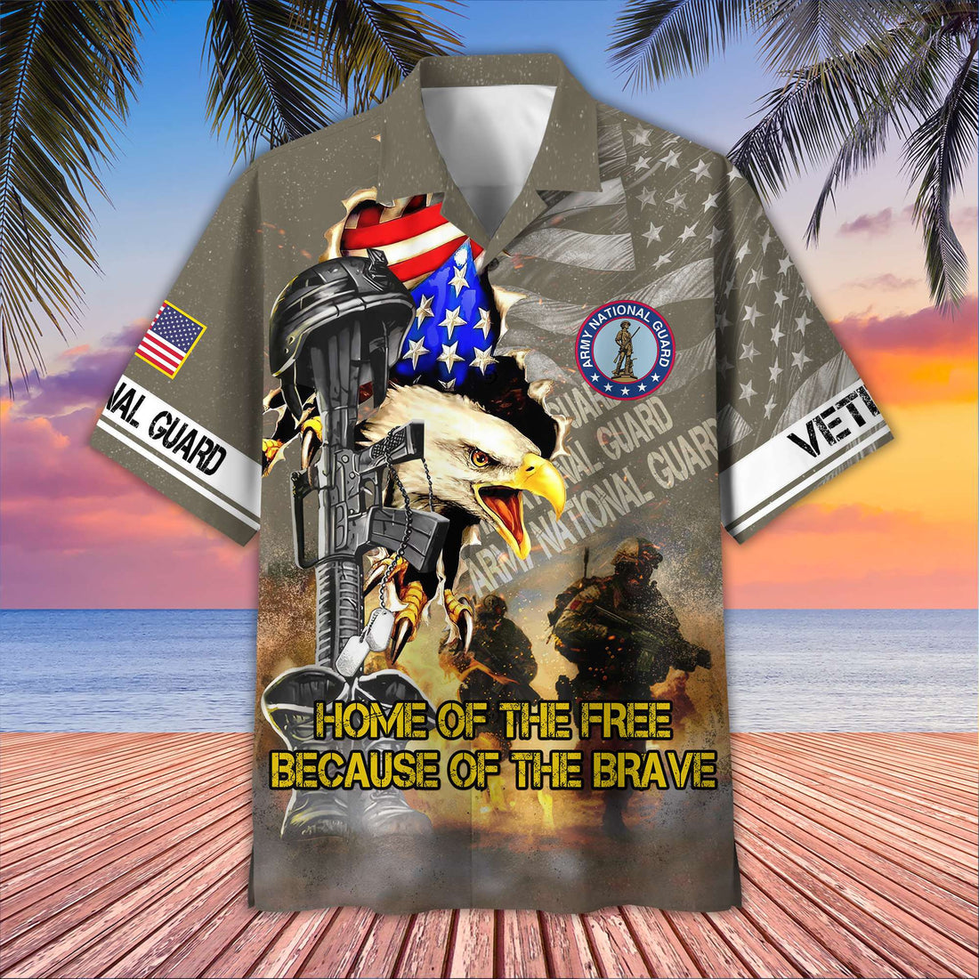 US Army National Guard Hawaiian Shirt VPVC406408, Gifts For Army National Guard Veteran, Best Gifts On Father's Day, Armed Forces Day, Independence Day, Veterans Day.