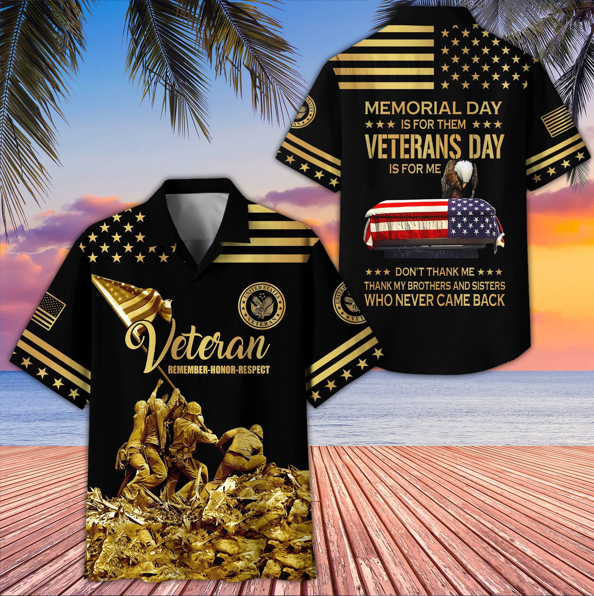 Premium US Veteran Hawaiian Shirt VPVC406307, Gifts For US Veteran, Best Gifts On Father's Day, Armed Forces Day, Independence Day, Veterans Day.