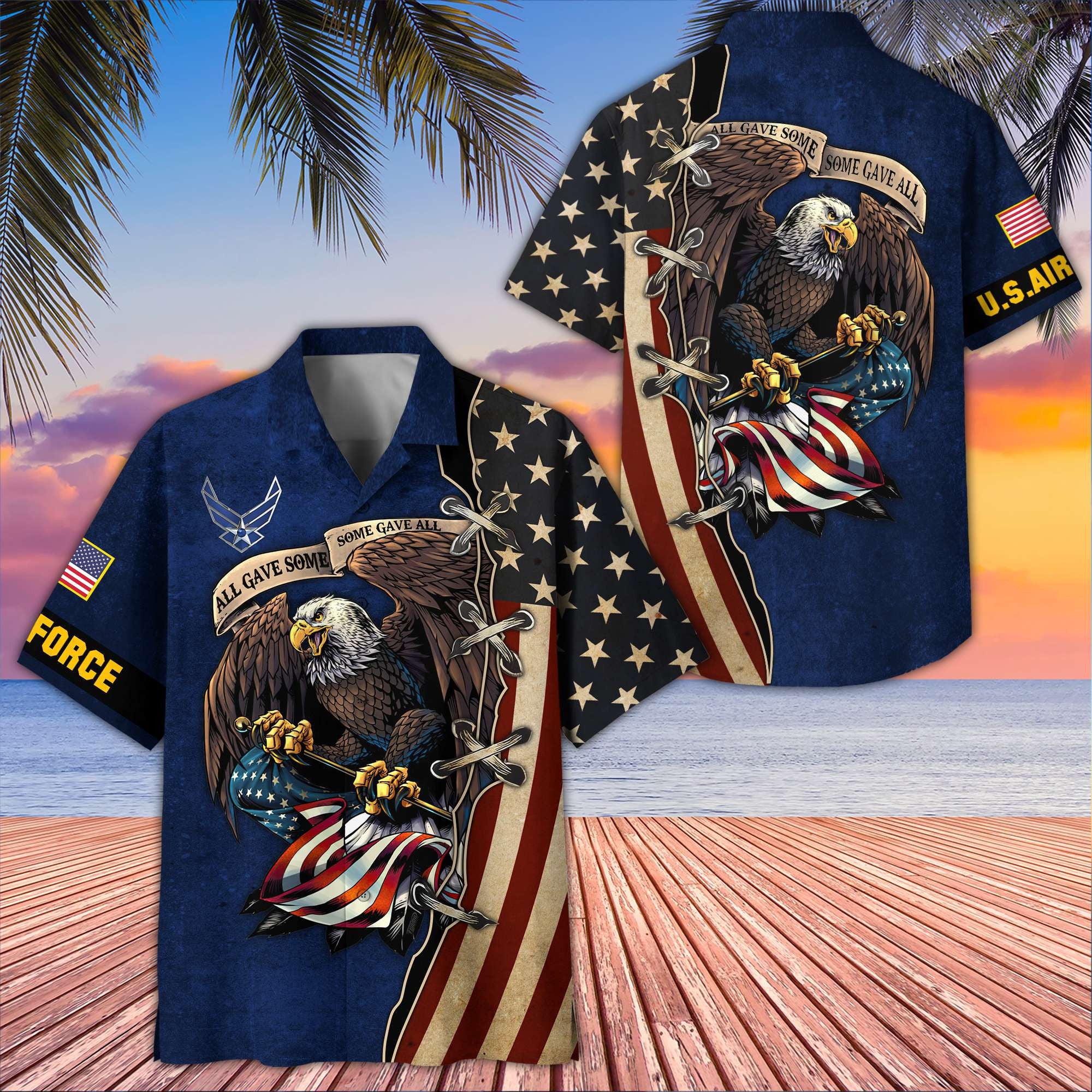 Premium USAF Hawaiian Shirt VPVC406004, Gifts For Air Force Veteran, Best Gifts On Father's Day, Armed Forces Day, Independence Day, Veterans Day.