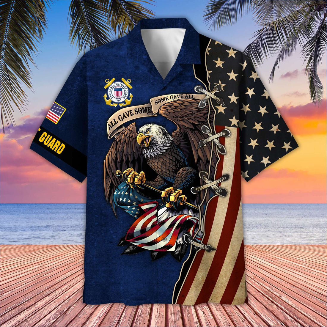 Premium USCG Hawaiian Shirt VPVC406005, Gifts For Coast Guard Veteran, Best Gifts On Father's Day, Armed Forces Day, Independence Day, Veterans Day.