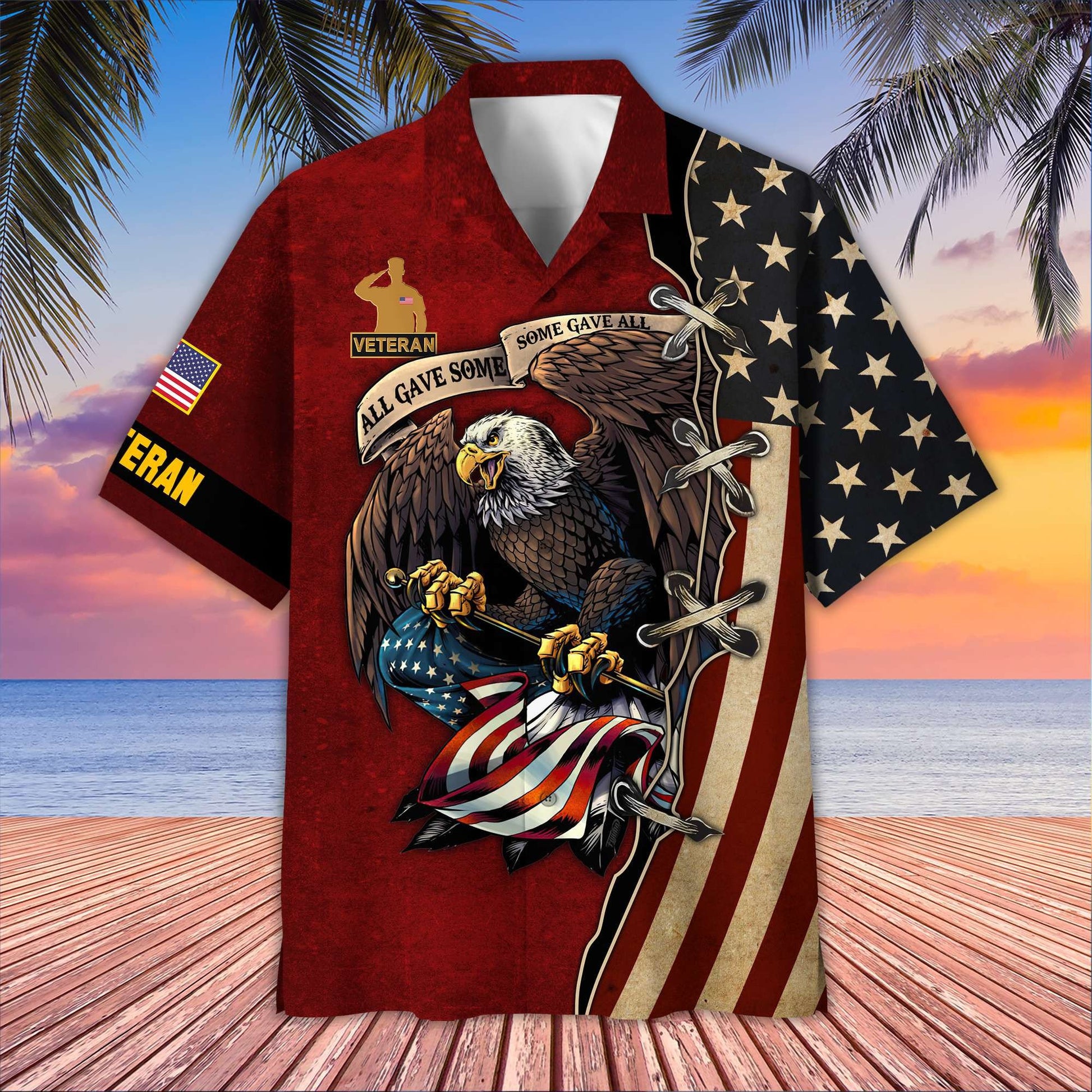 Premium US Veteran Hawaiian Shirt VPVC406007, Gifts For US Veteran, Best Gifts On Father's Day, Armed Forces Day, Independence Day, Veterans Day.