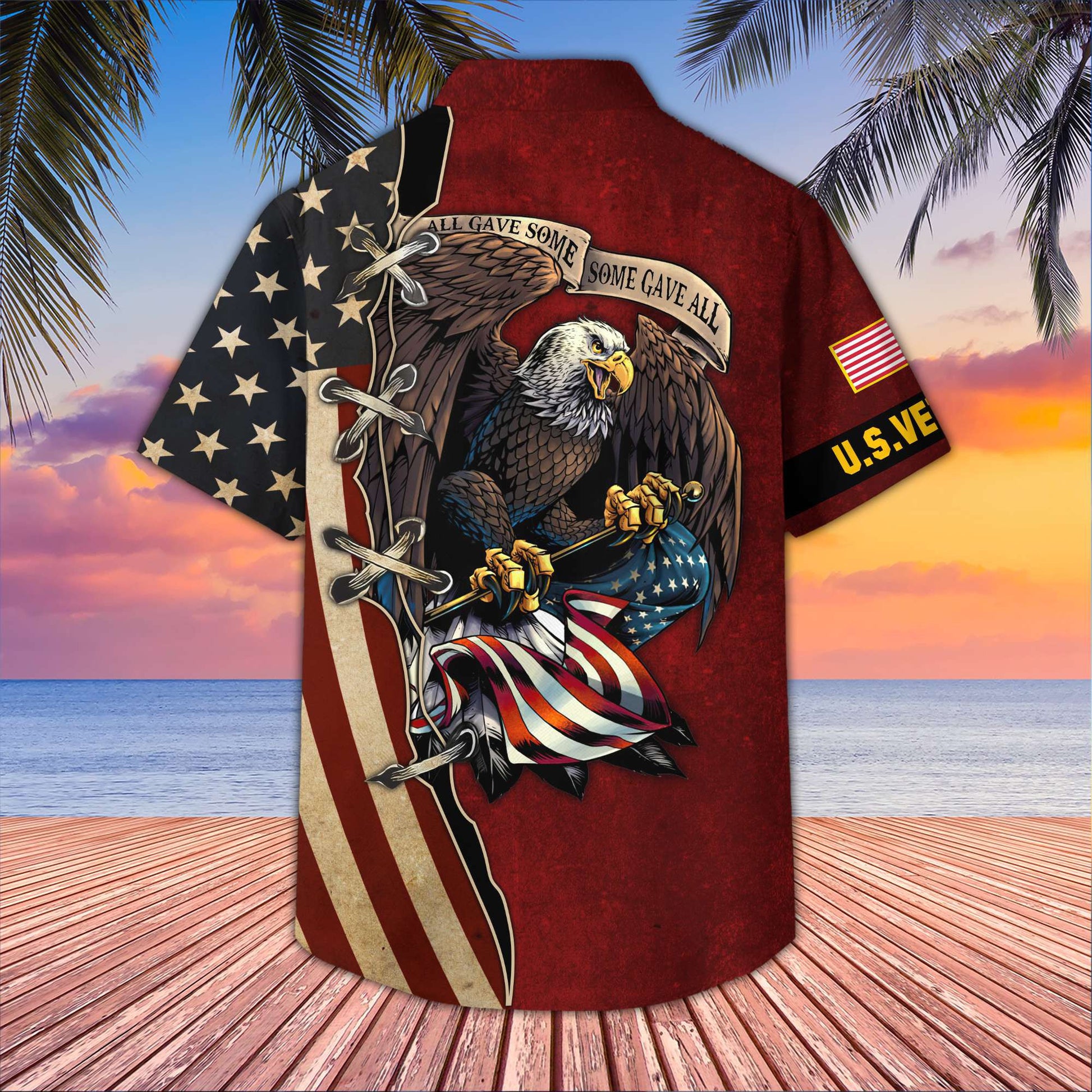 Premium US Veteran Hawaiian Shirt VPVC406007, Gifts For US Veteran, Best Gifts On Father's Day, Armed Forces Day, Independence Day, Veterans Day.