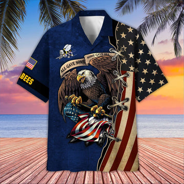 Premium US Seabees Hawaiian Shirt VPVC406009, Gifts For Seabees Veteran, Best Gifts On Father's Day, Armed Forces Day, Independence Day, Veterans Day.