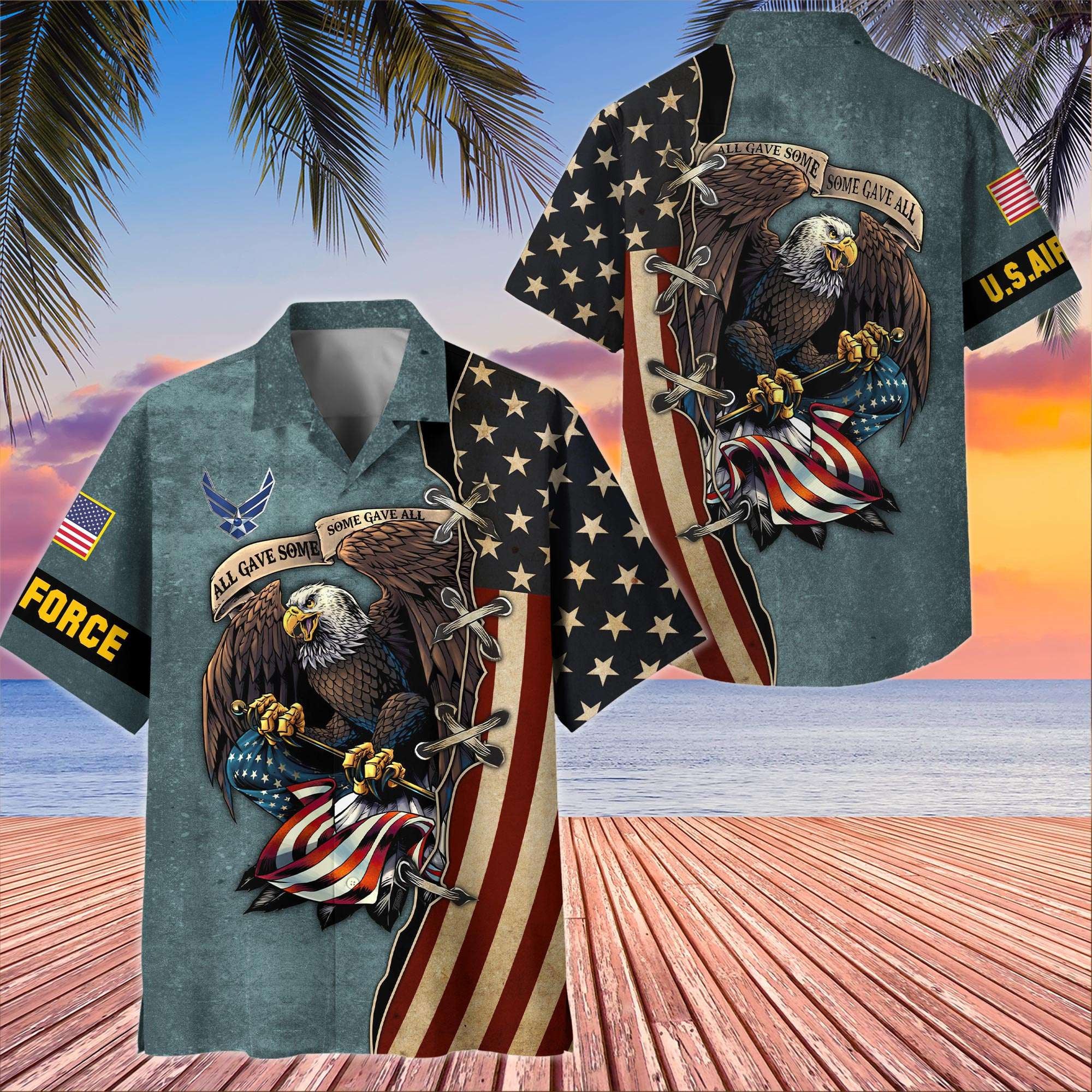 Premium USAF Hawaiian Shirt VPVC406012, Gifts For Air Force Veteran, Best Gifts On Father's Day, Armed Forces Day, Independence Day, Veterans Day.