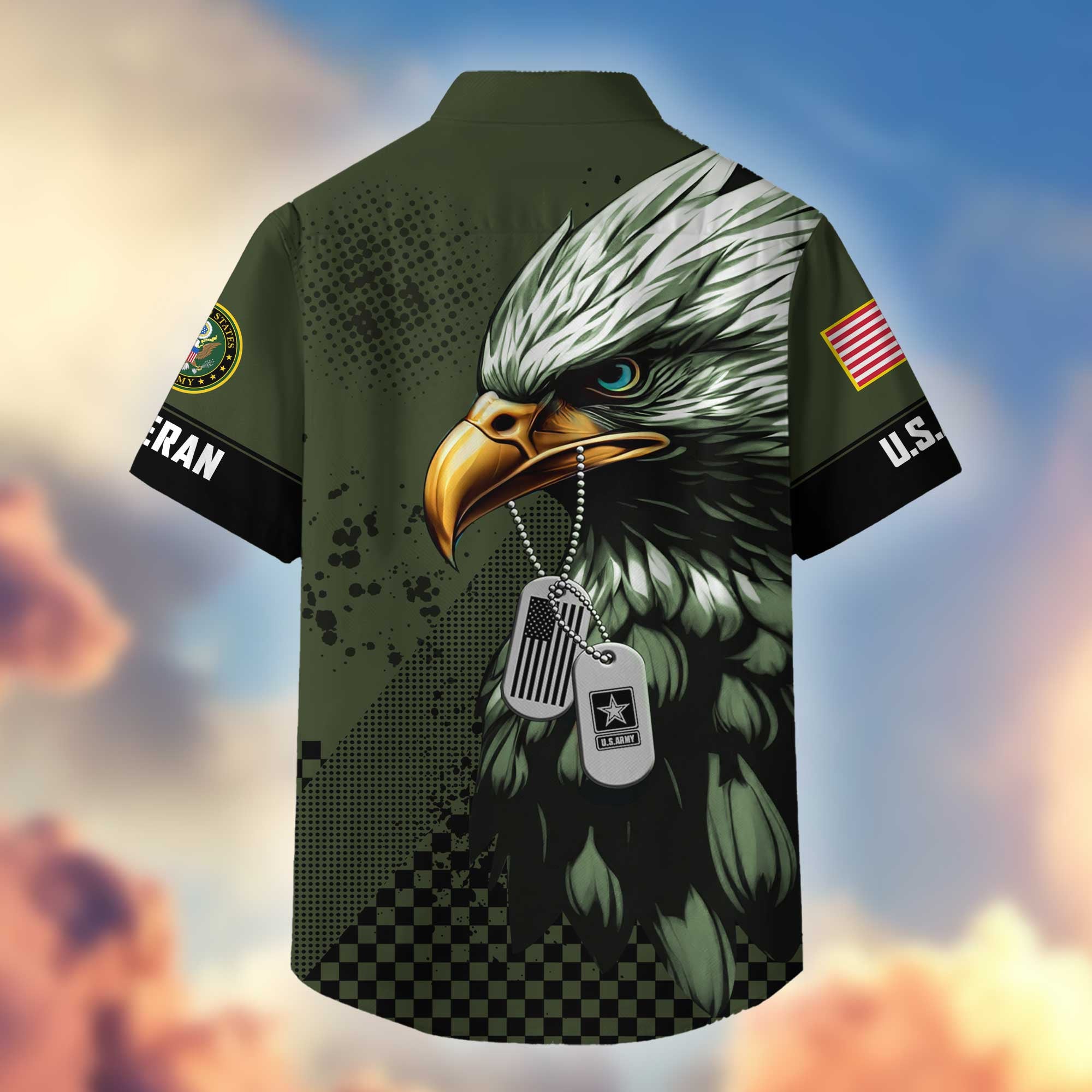 Unique US Army Hawaiian Shirt VPVC404701, Gifts For Army Veteran, Best Gifts On Father's Day, Independence Day, Veterans Day.