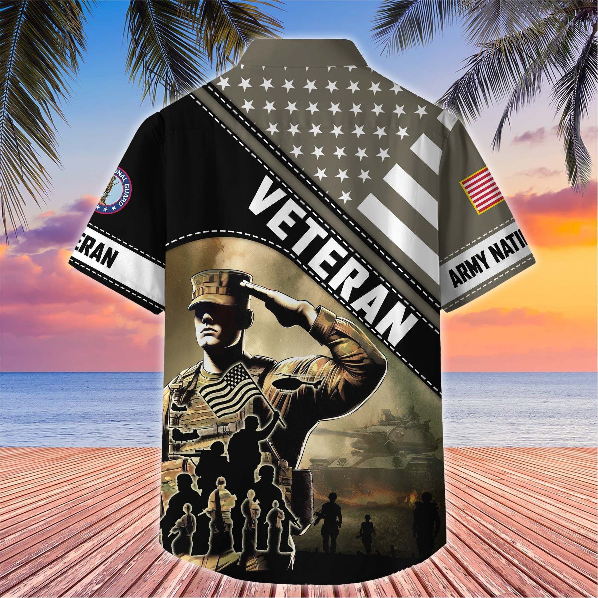 Premium US Veterans Hawaiian Shirt BPHN270513, Gifts For US Veterans, Gifts On Father's Day, Armed Forces Day, Veterans Day.
