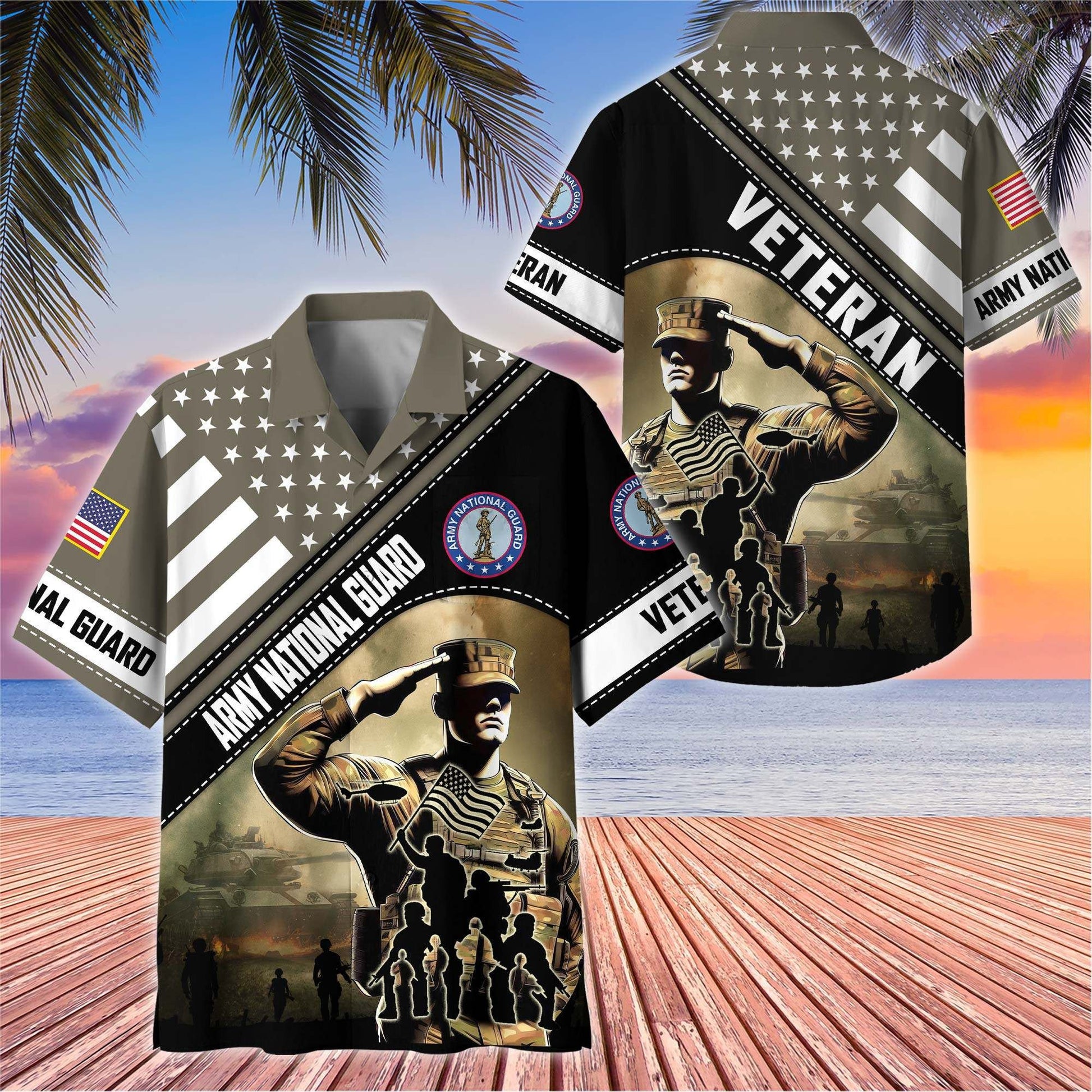 Premium US Veterans Hawaiian Shirt BPHN270513, Gifts For US Veterans, Gifts On Father's Day, Armed Forces Day, Veterans Day.