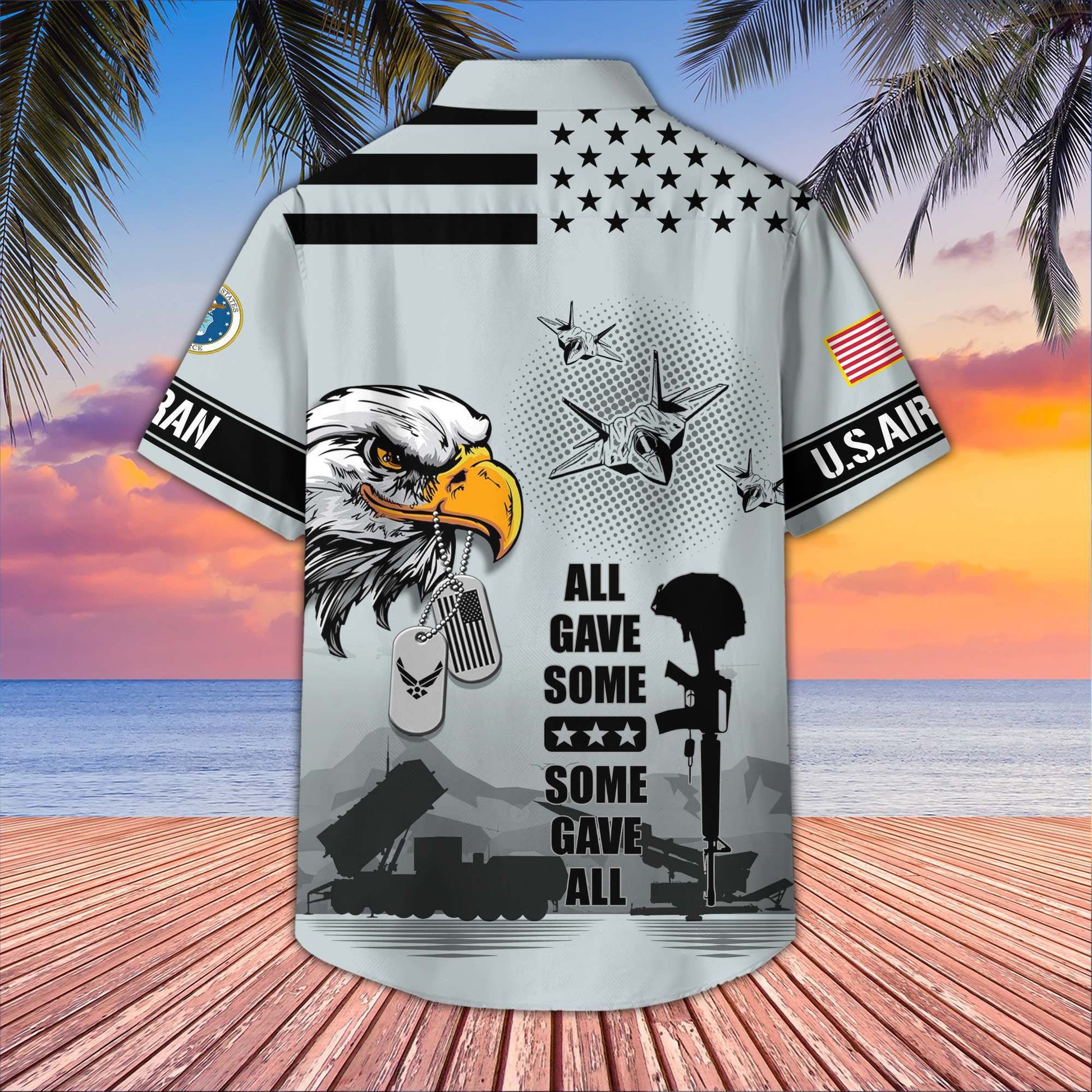 Premium US Veterans Hawaiian Shirt BPVC280501, Gifts For US Veterans, Gifts On Father's Day, Armed Forces Day, Veterans Day.