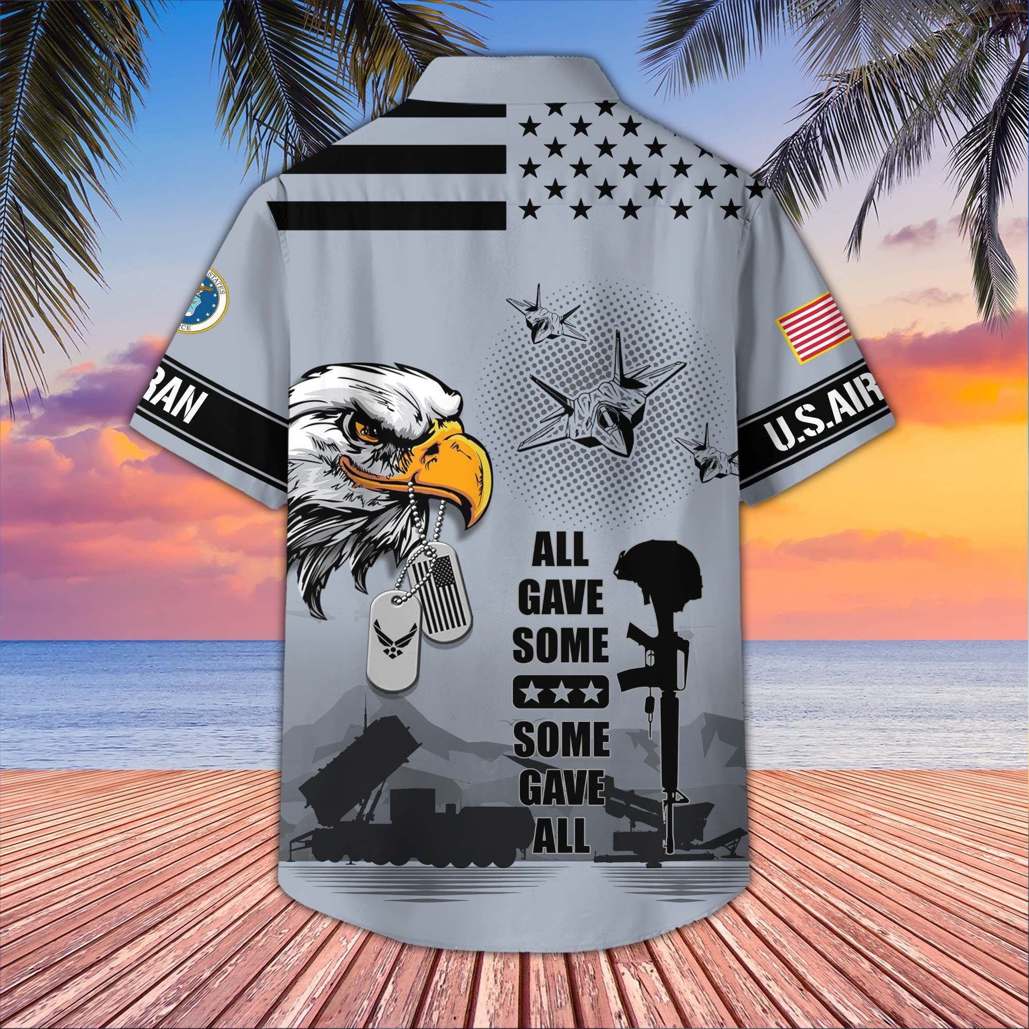 Premium US Veterans Hawaiian Shirt BPVC280501, Gifts For US Veterans, Gifts On Father's Day, Armed Forces Day, Veterans Day.
