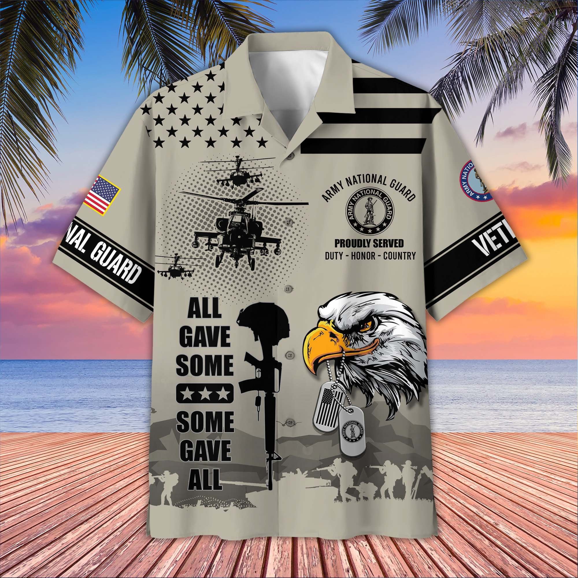 Premium US Veterans Hawaiian Shirt BPVC280501, Gifts For US Veterans, Gifts On Father's Day, Armed Forces Day, Veterans Day.