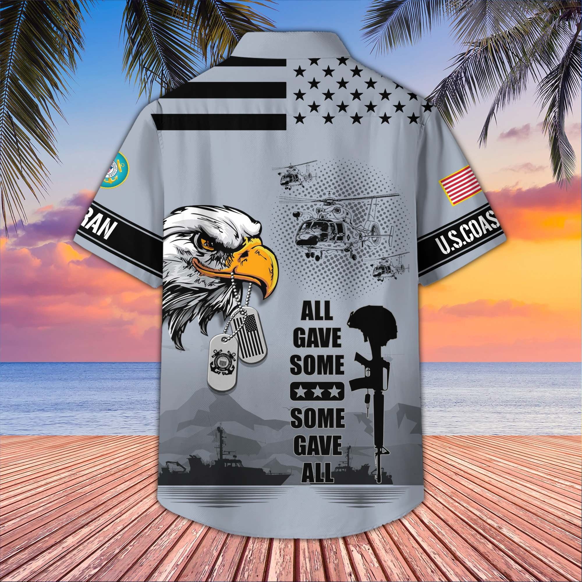 Premium US Veterans Hawaiian Shirt BPVC280501, Gifts For US Veterans, Gifts On Father's Day, Armed Forces Day, Veterans Day.