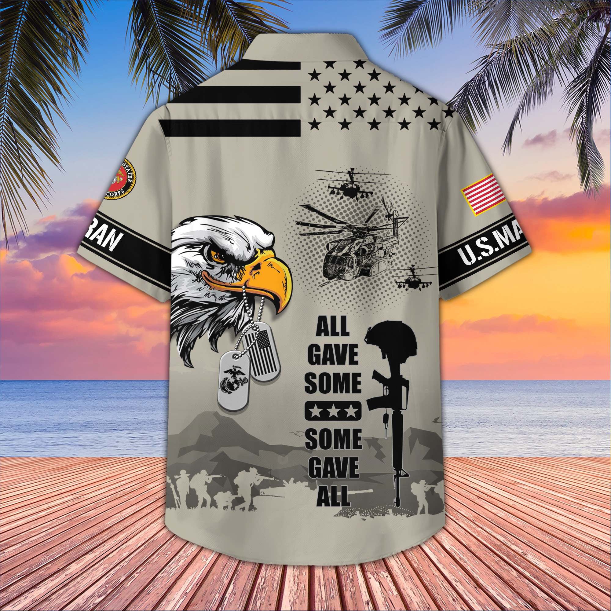 Premium US Veterans Hawaiian Shirt BPVC280501, Gifts For US Veterans, Gifts On Father's Day, Armed Forces Day, Veterans Day.