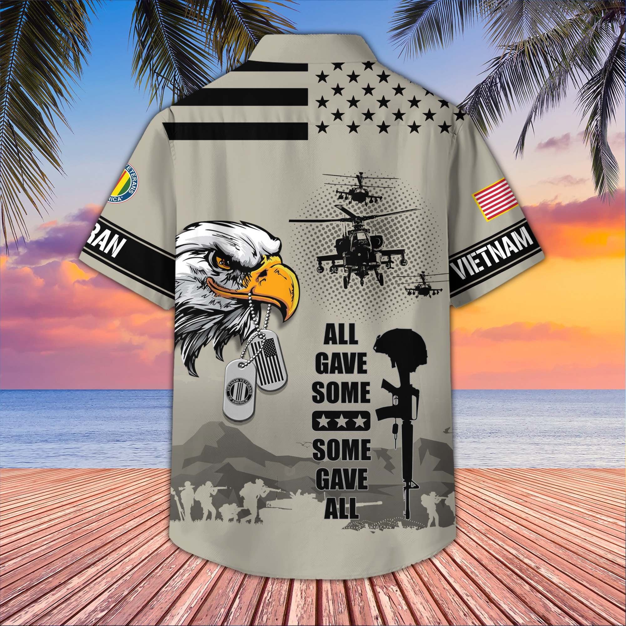 Premium US Veterans Hawaiian Shirt BPVC280501, Gifts For US Veterans, Gifts On Father's Day, Armed Forces Day, Veterans Day.