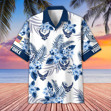 Premium Custom USAF Hawaiian Shirt VPVC406912, Gifts For Air Force Veteran, Best Gifts On Father's Day, Armed Forces Day, Independence Day, Veterans Day.