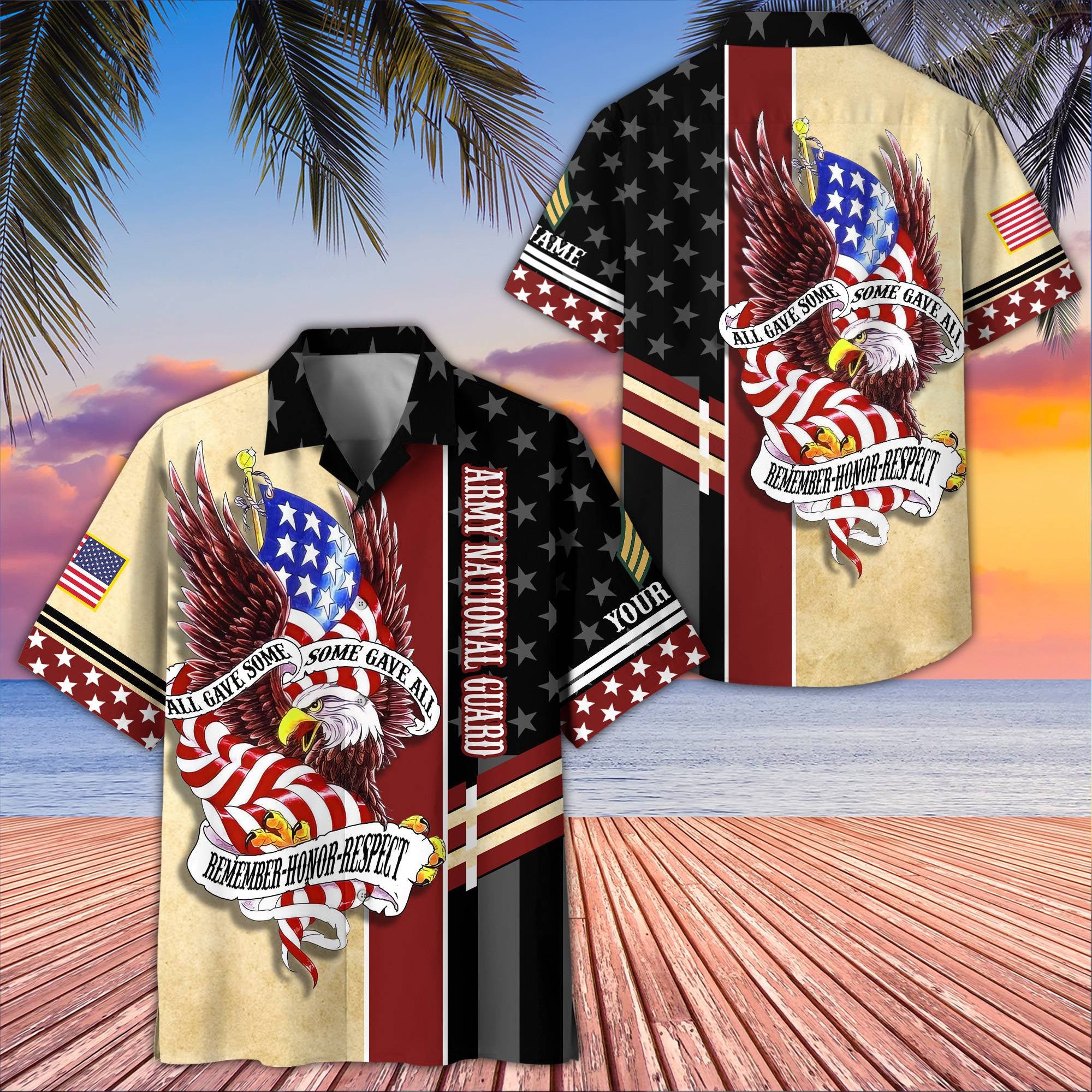 US Army Custom National Guard Hawaiian Shirt VPVC407008, Gifts For Army National Guard Veteran, Best Gifts On Father's Day, Armed Forces Day, Independence Day, Veterans Day.
