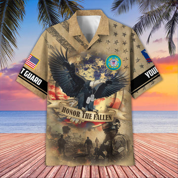 Premium Custom USCG Hawaiian Shirt VPVC407105, Gifts For Coast Guard Veteran, Best Gifts On Father's Day, Armed Forces Day, Independence Day, Veterans Day.