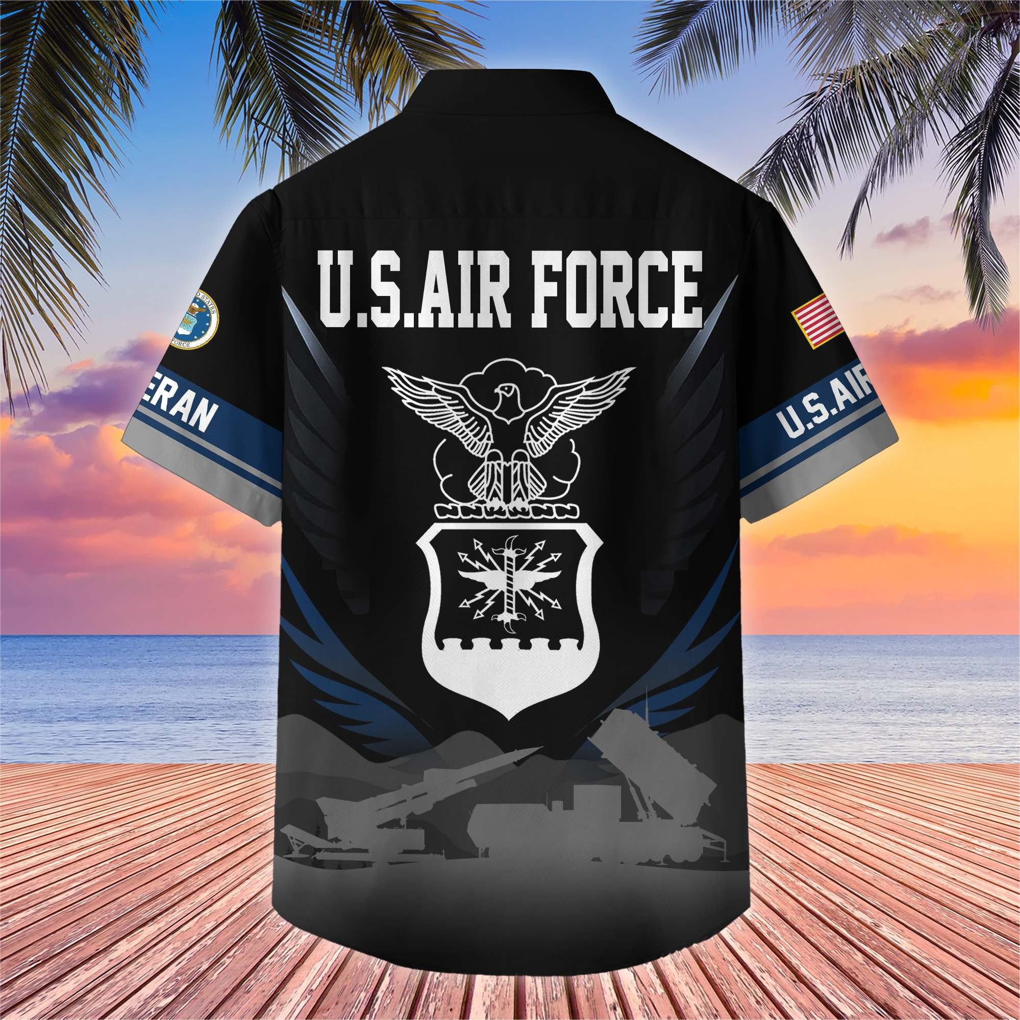 Premium US Veterans Hawaiian Shirt BPHN040612, Gifts For US Veterans, Gifts On Father's Day, Armed Forces Day, Veterans Day.