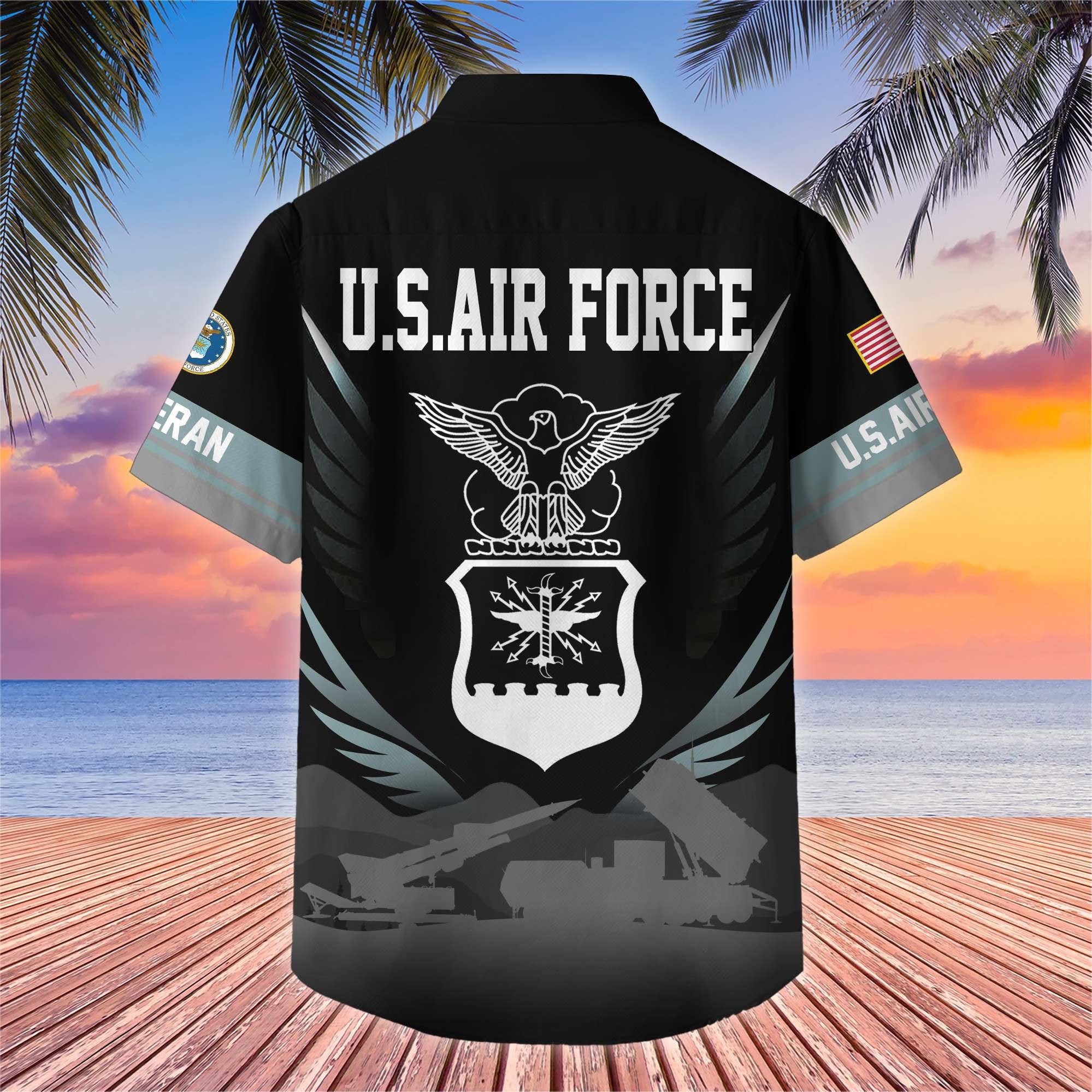 Premium US Veterans Hawaiian Shirt BPHN040612, Gifts For US Veterans, Gifts On Father's Day, Armed Forces Day, Veterans Day.