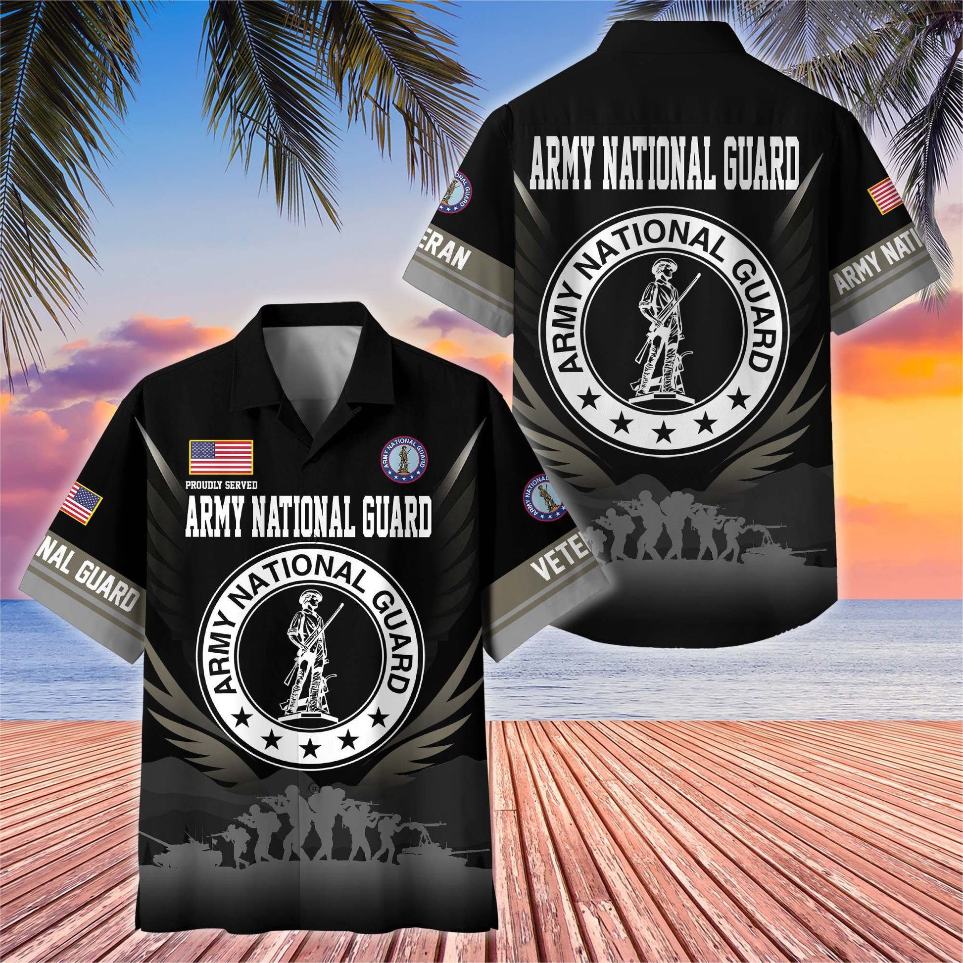 Premium US Veterans Hawaiian Shirt BPHN040612, Gifts For US Veterans, Gifts On Father's Day, Armed Forces Day, Veterans Day.