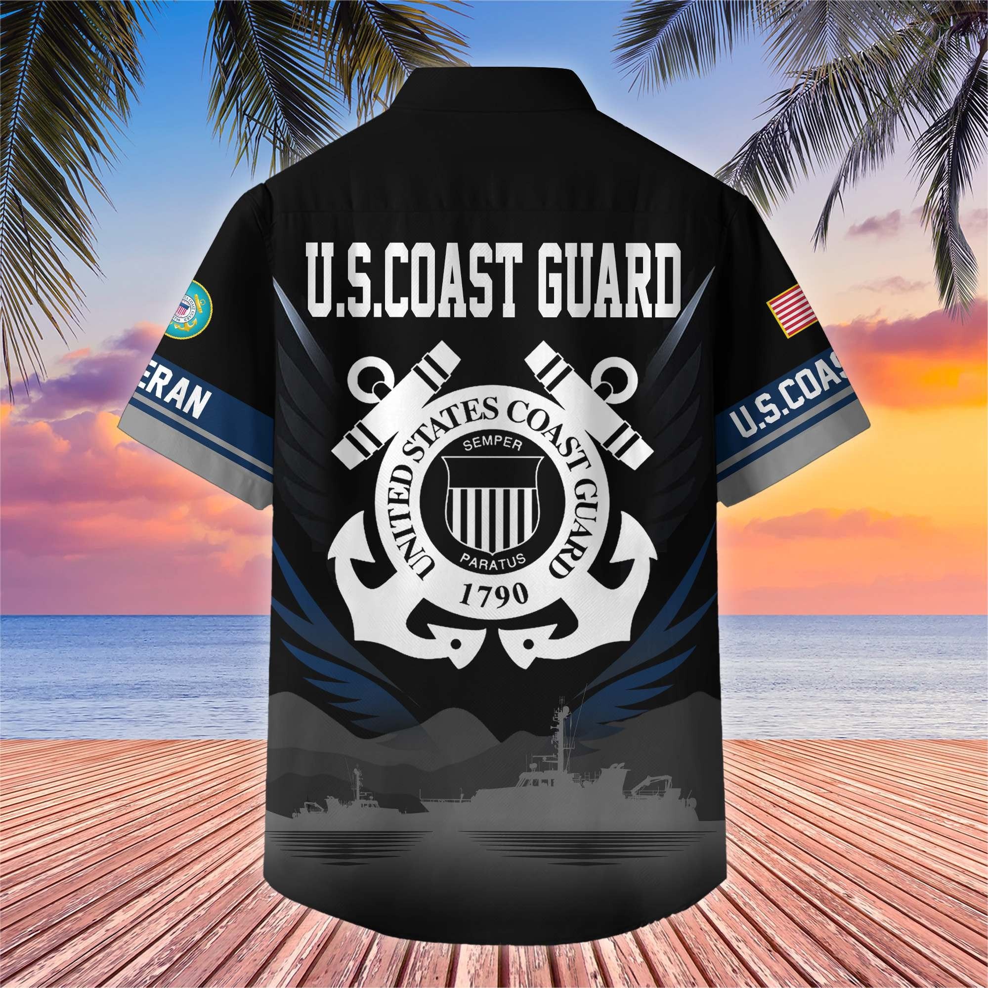 Premium US Veterans Hawaiian Shirt BPHN040612, Gifts For US Veterans, Gifts On Father's Day, Armed Forces Day, Veterans Day.