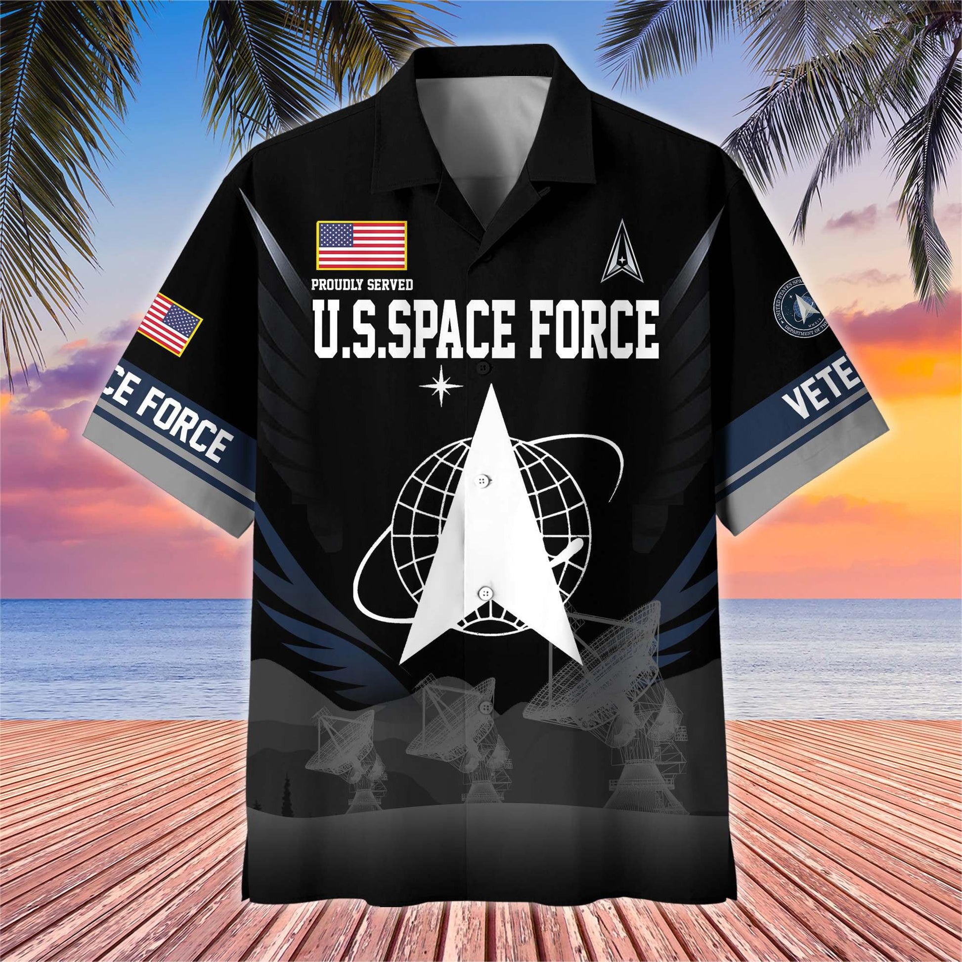 Premium US Veterans Hawaiian Shirt BPHN040612, Gifts For US Veterans, Gifts On Father's Day, Armed Forces Day, Veterans Day.