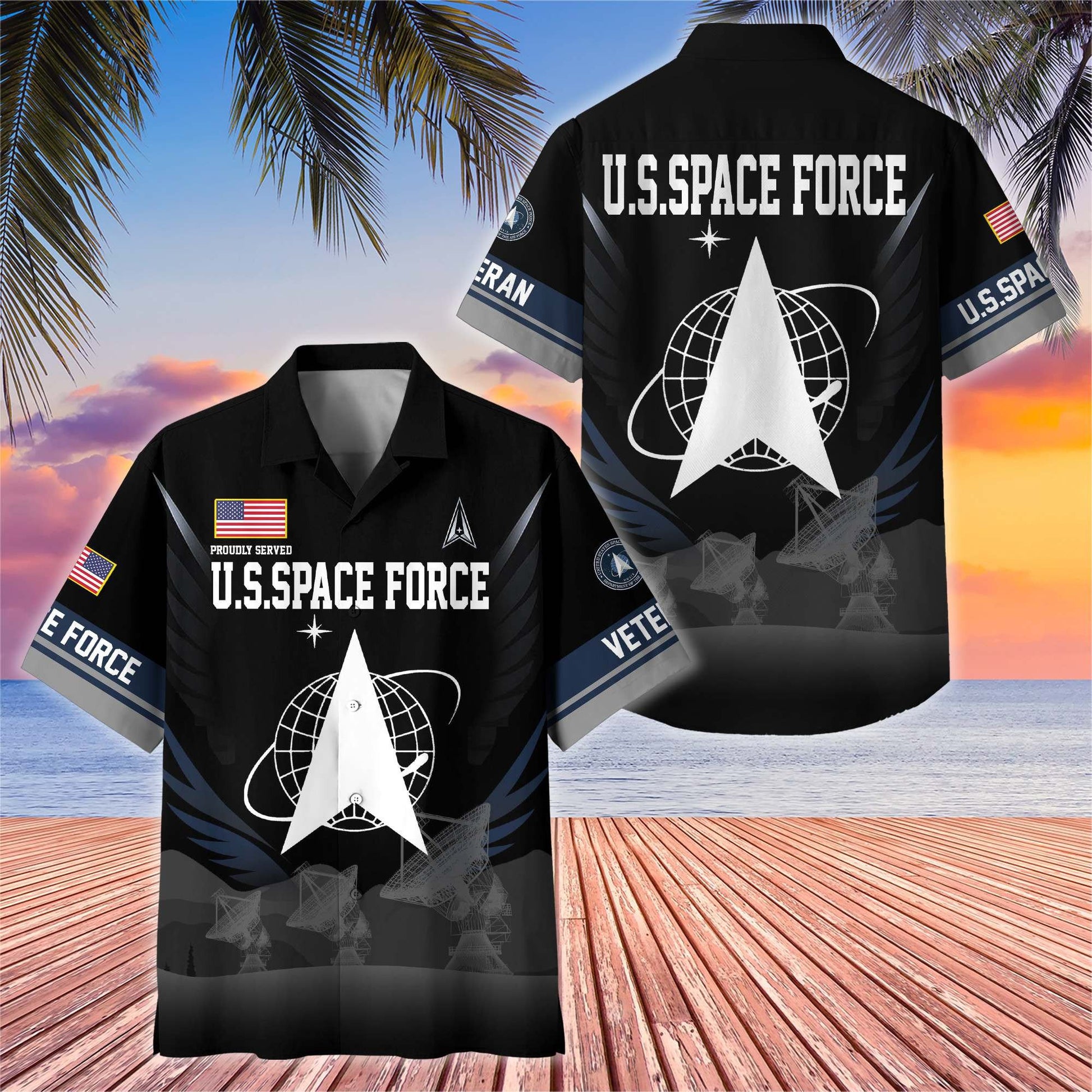 Premium US Veterans Hawaiian Shirt BPHN040612, Gifts For US Veterans, Gifts On Father's Day, Armed Forces Day, Veterans Day.