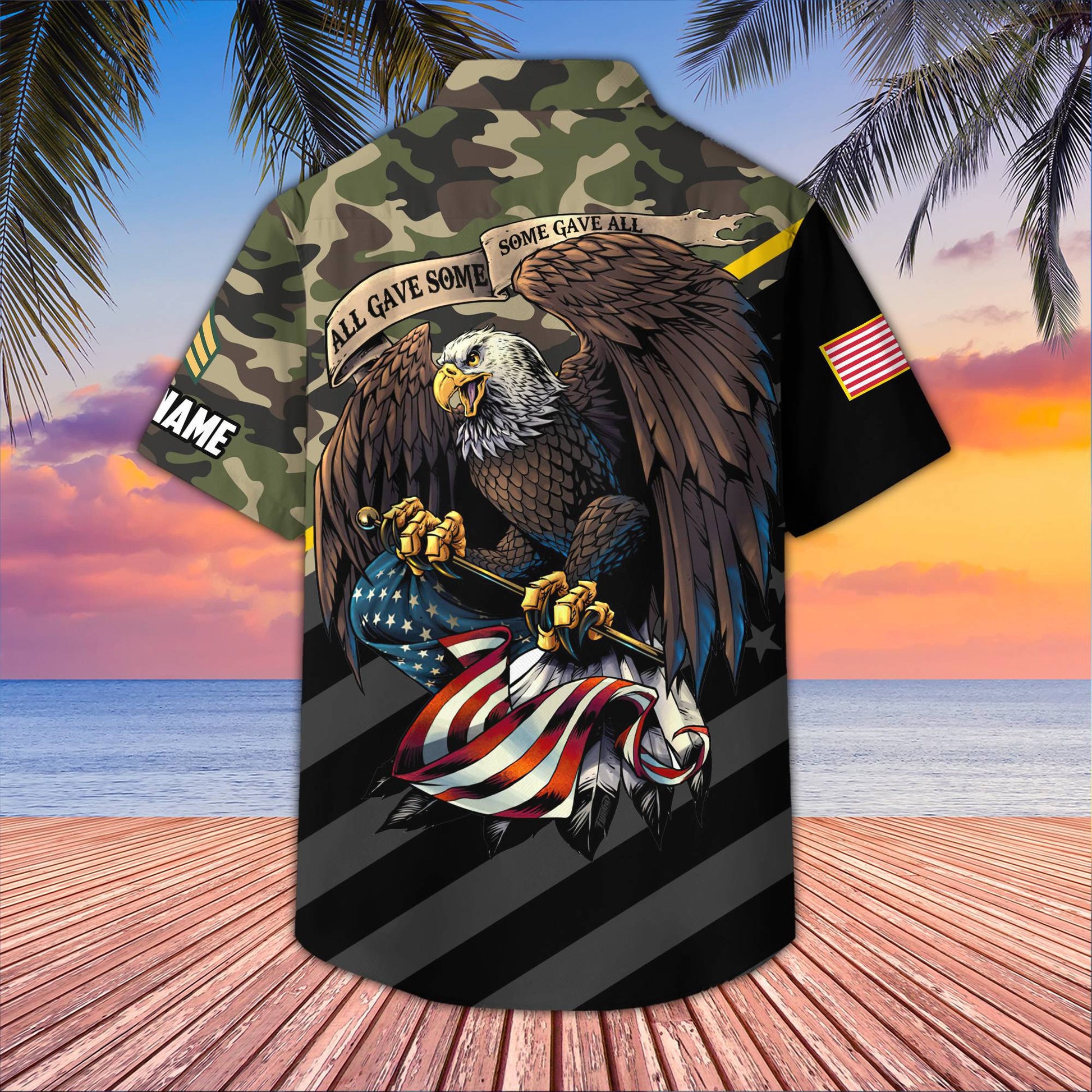 Premium Custom US Veteran Hawaiian Shirt VPVC407407, Gifts For US Veteran, Best Gifts On Father's Day, Armed Forces Day, Independence Day, Veterans Day.
