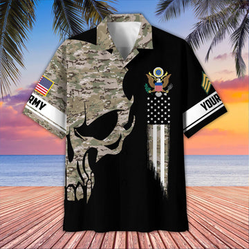US Army Custom Hawaiian Shirt VPVC407501, Gifts For Army Veteran, Best Gifts On Father's Day, Armed Forces Day, Independence Day, Veterans Day.