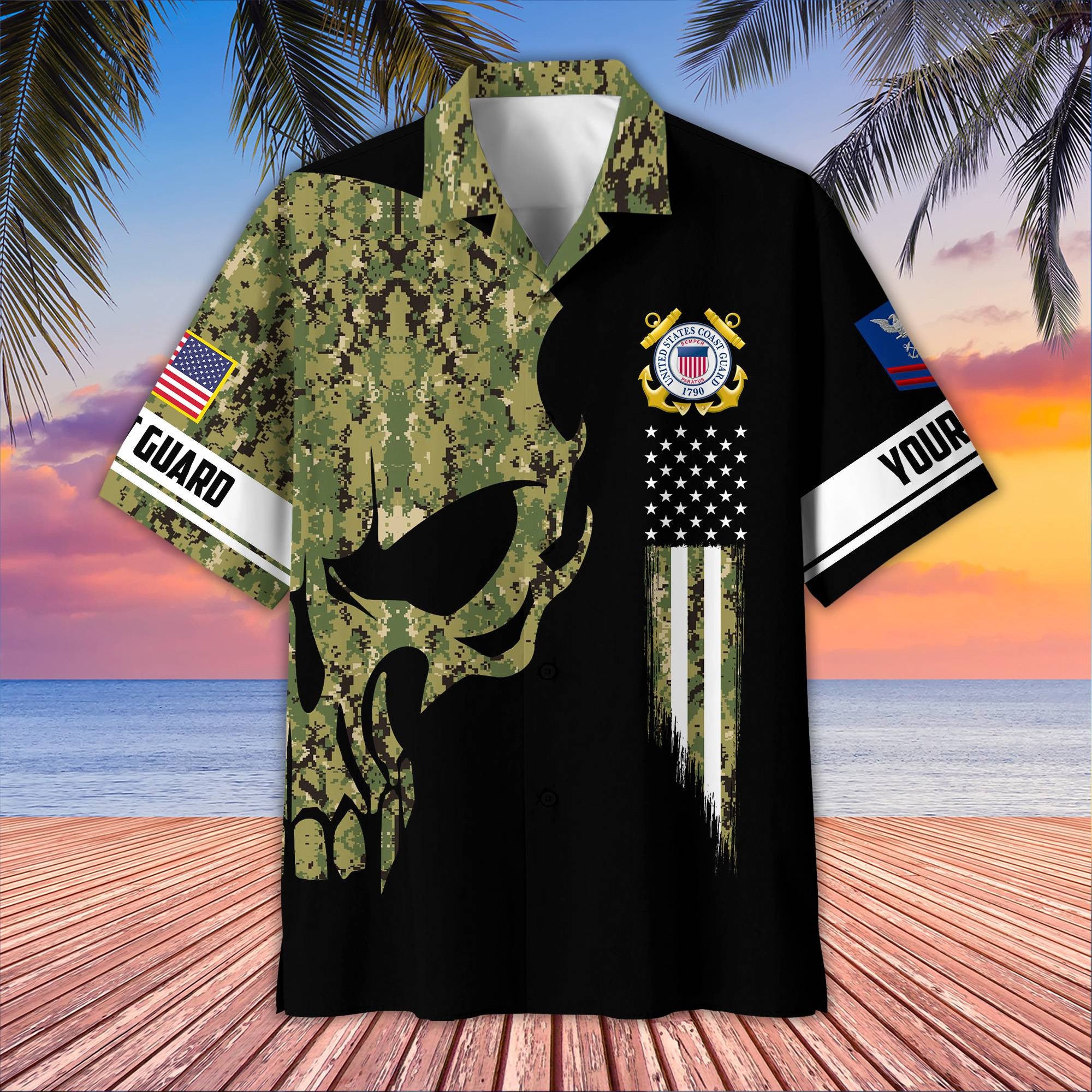 USCG Custom Hawaiian Shirt VPVC407505, Gifts For Coast Guard Veteran, Best Gifts On Father's Day, Armed Forces Day, Independence Day, Veterans Day.