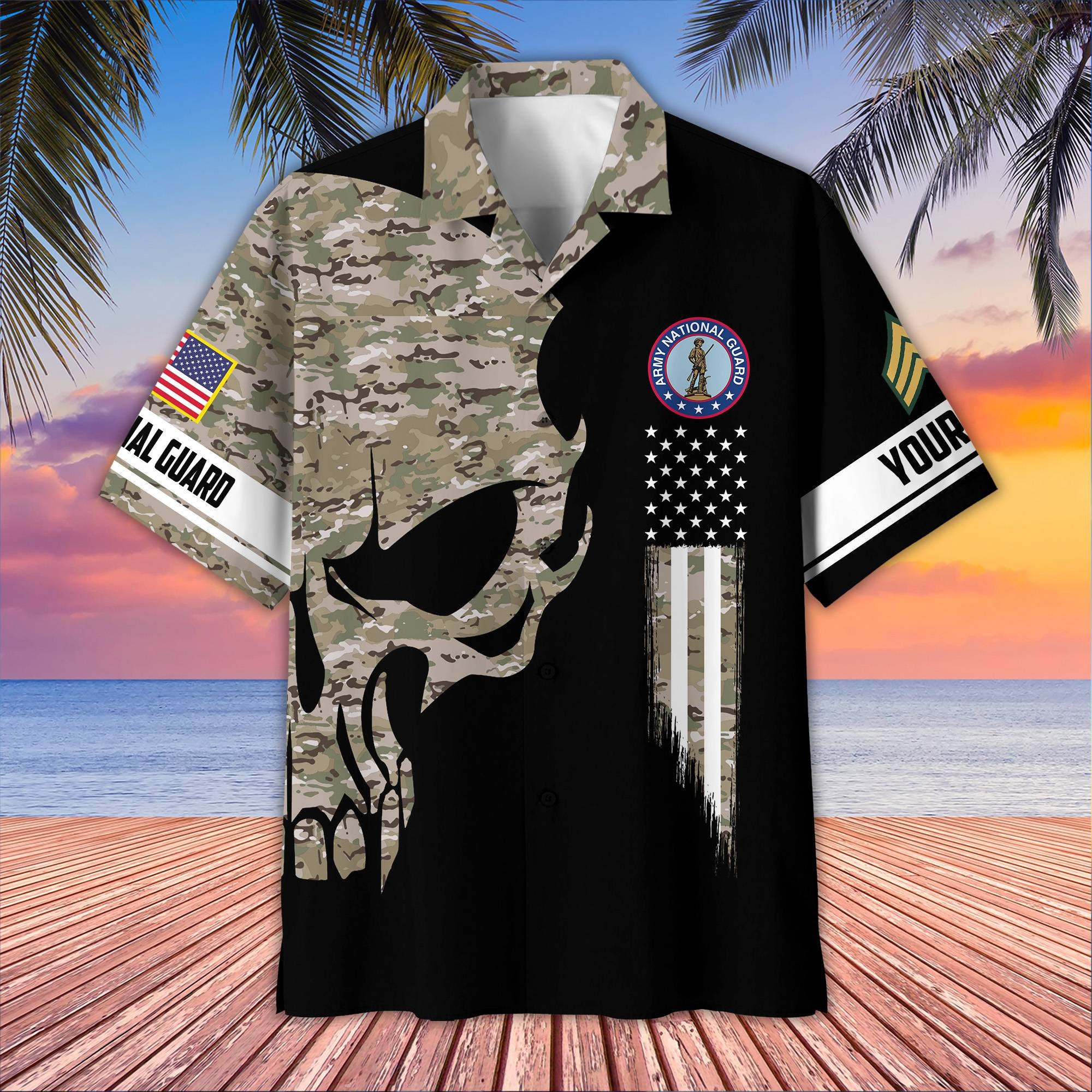 US Army Custom National Guard Hawaiian Shirt VPVC407508, Gifts For Army National Guard Veteran, Best Gifts On Father's Day, Armed Forces Day, Independence Day, Veterans Day.