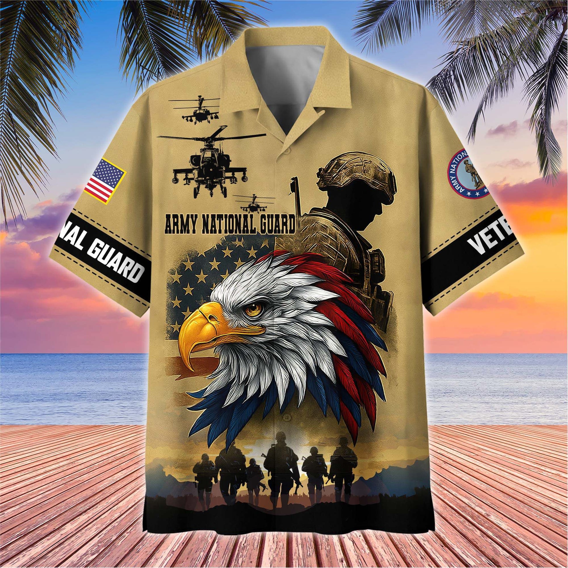 Premium US Veterans Hawaiian Shirt BPHN110611, Gifts For US Veterans, Gifts On Father's Day, Armed Forces Day, Veterans Day.