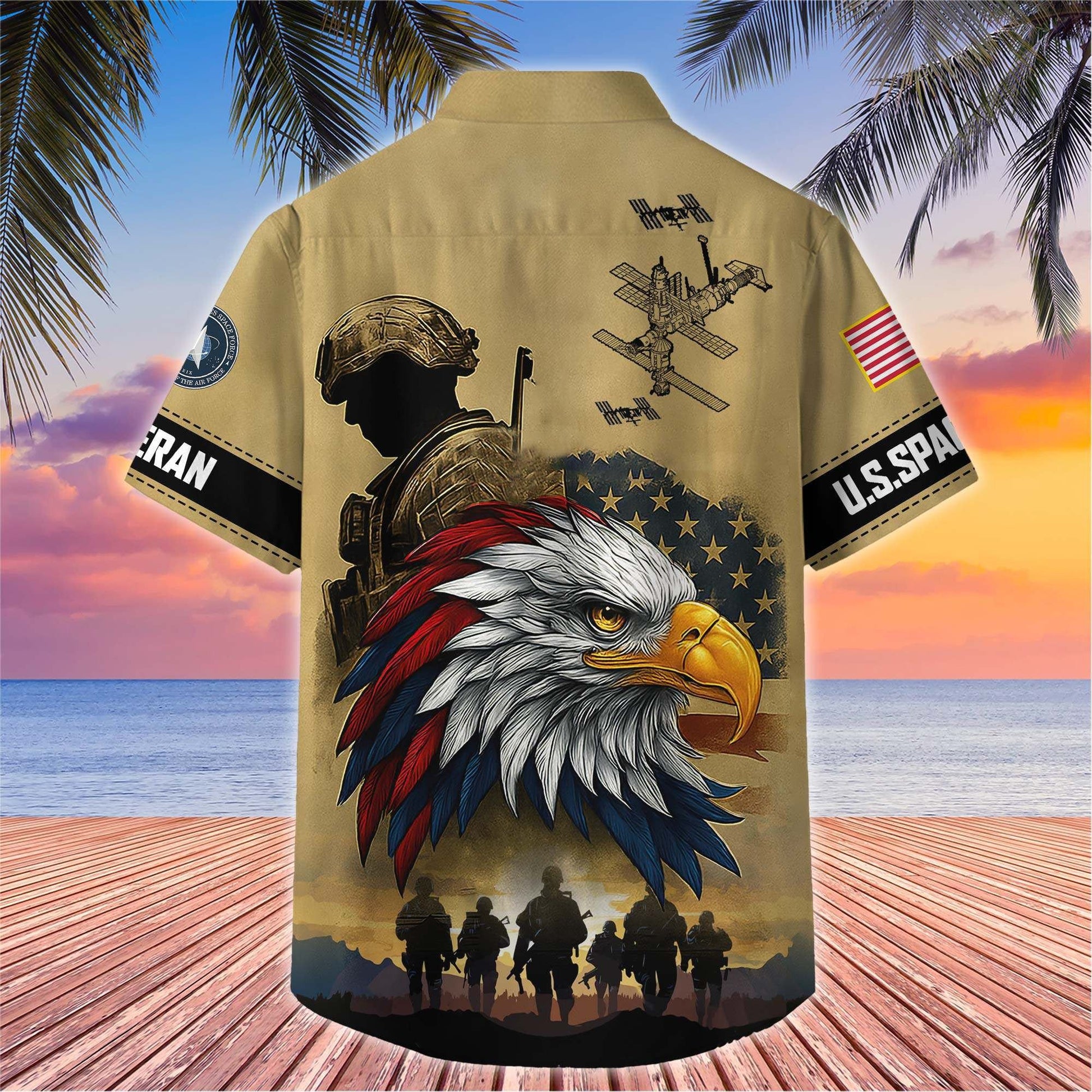 Premium US Veterans Hawaiian Shirt BPHN110611, Gifts For US Veterans, Gifts On Father's Day, Armed Forces Day, Veterans Day.