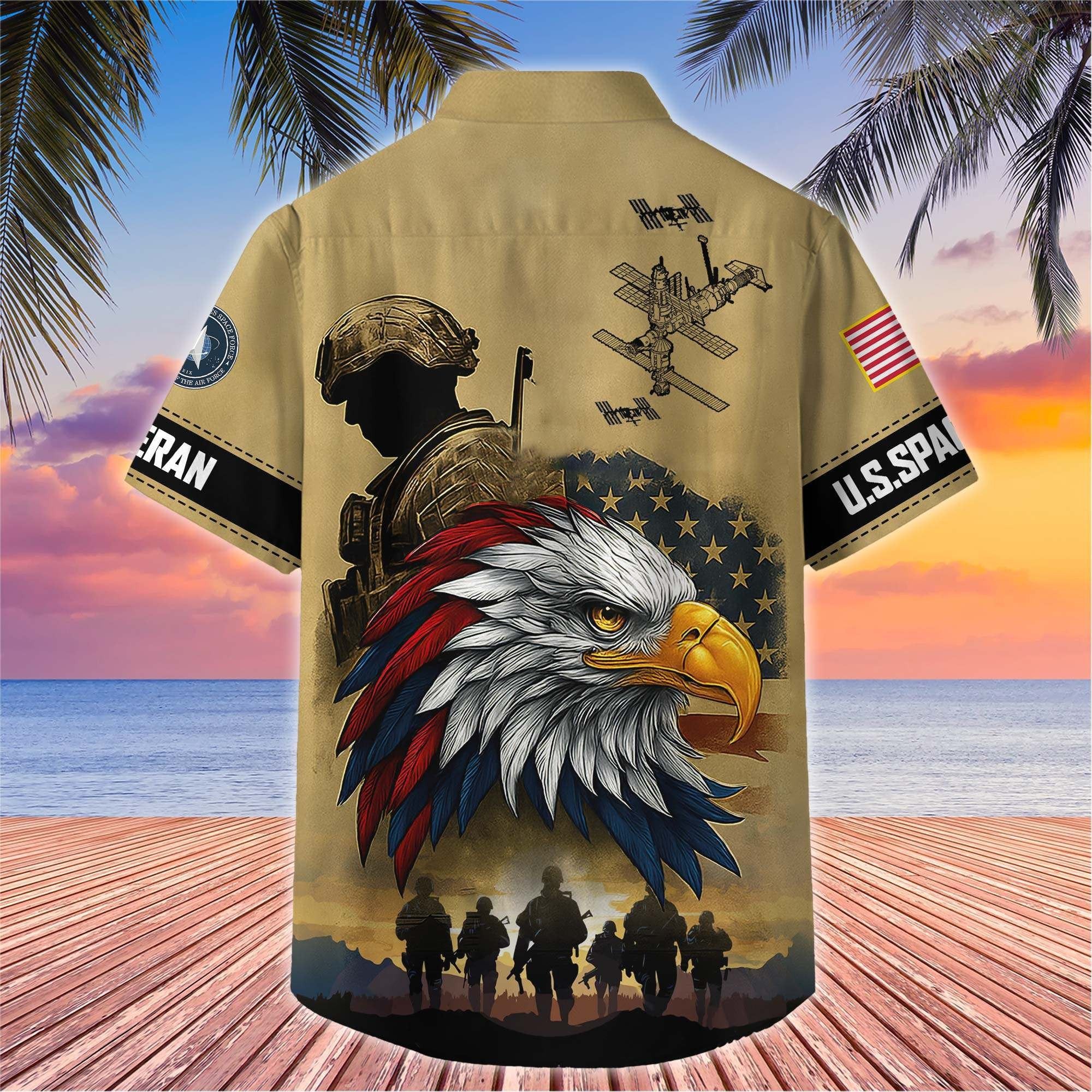 Premium US Veterans Hawaiian Shirt BPHN110611, Gifts For US Veterans, Gifts On Father's Day, Armed Forces Day, Veterans Day.