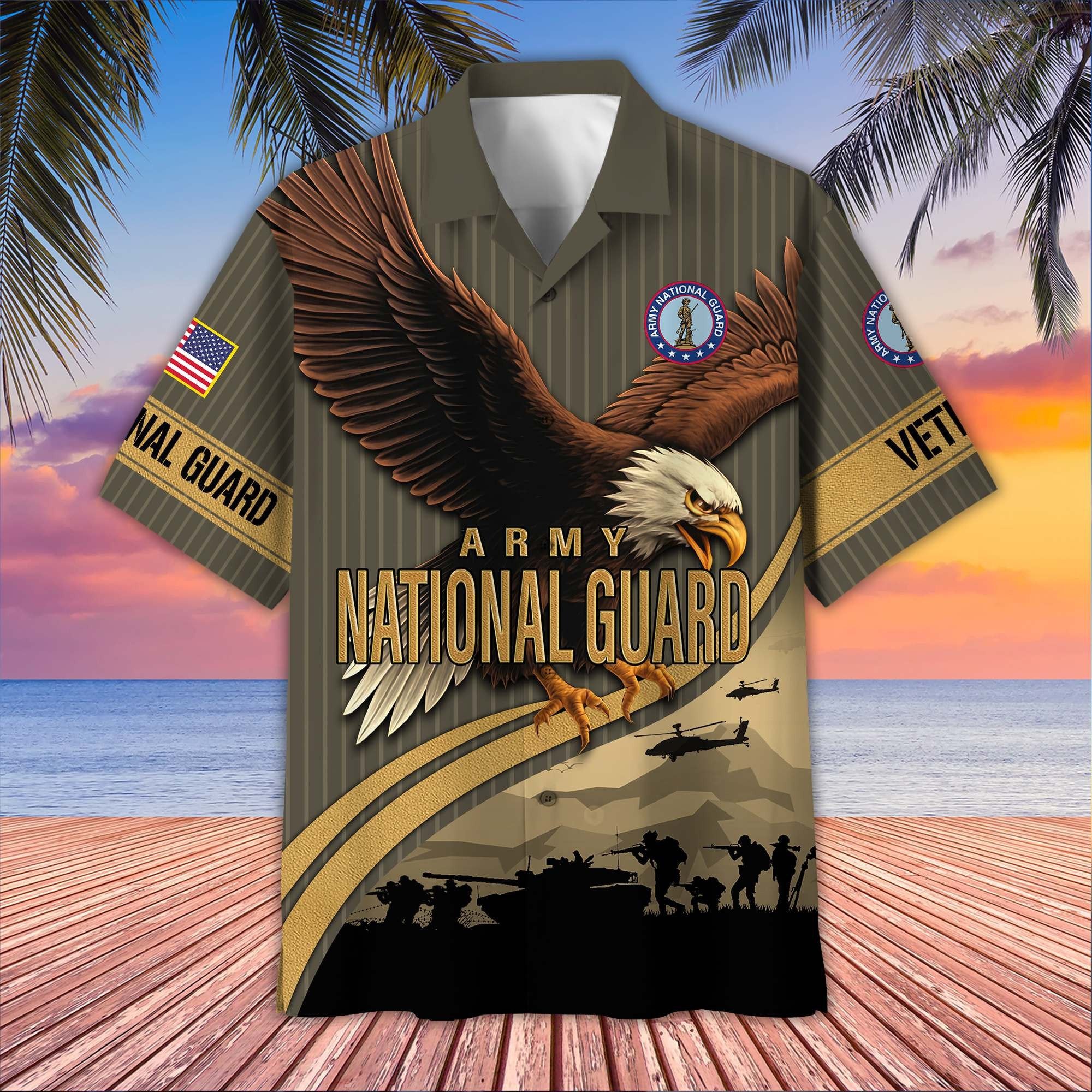 Premium US Veterans Hawaiian Shirt BPHN060611, Gifts For US Veterans, Gifts On Independence Day, Veterans Day.