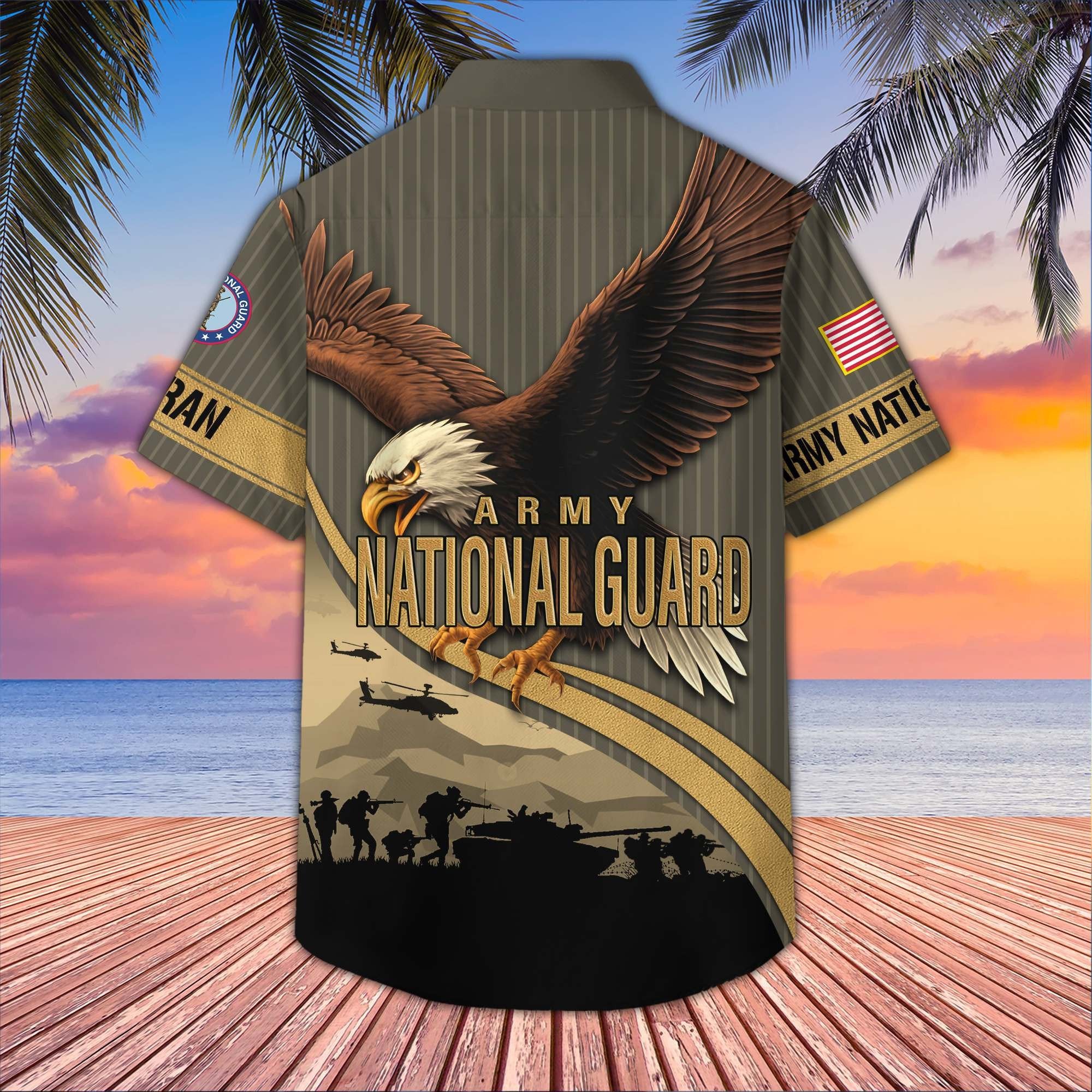 Premium US Veterans Hawaiian Shirt BPHN060611, Gifts For US Veterans, Gifts On Independence Day, Veterans Day.