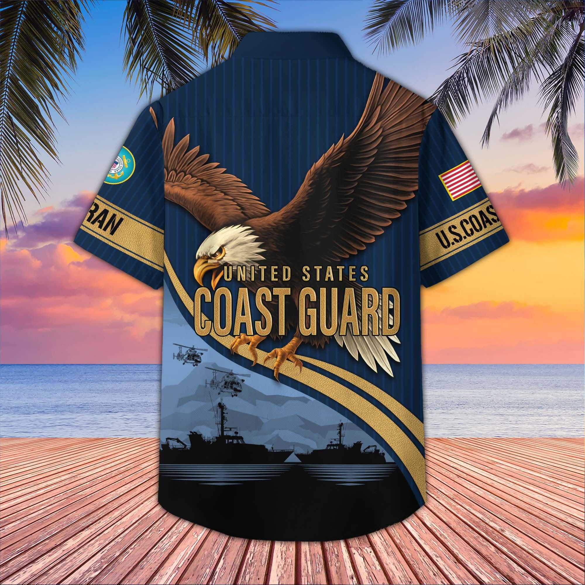 Premium US Veterans Hawaiian Shirt BPHN060611, Gifts For US Veterans, Gifts On Independence Day, Veterans Day.