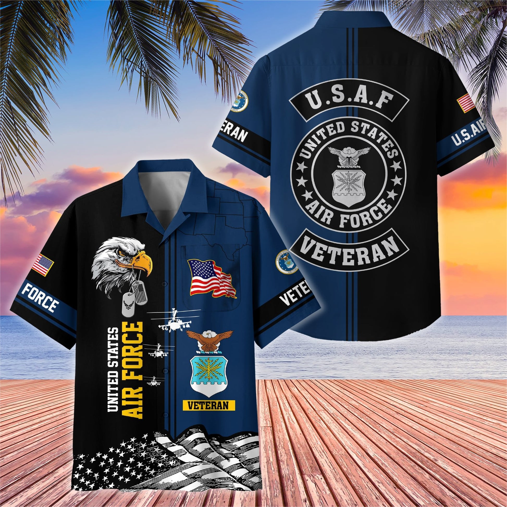 Premium US Veterans Hawaiian Shirt With Pocket BPVC200602, Gifts For US Veterans, Gifts On Independence Day, Veterans Day.