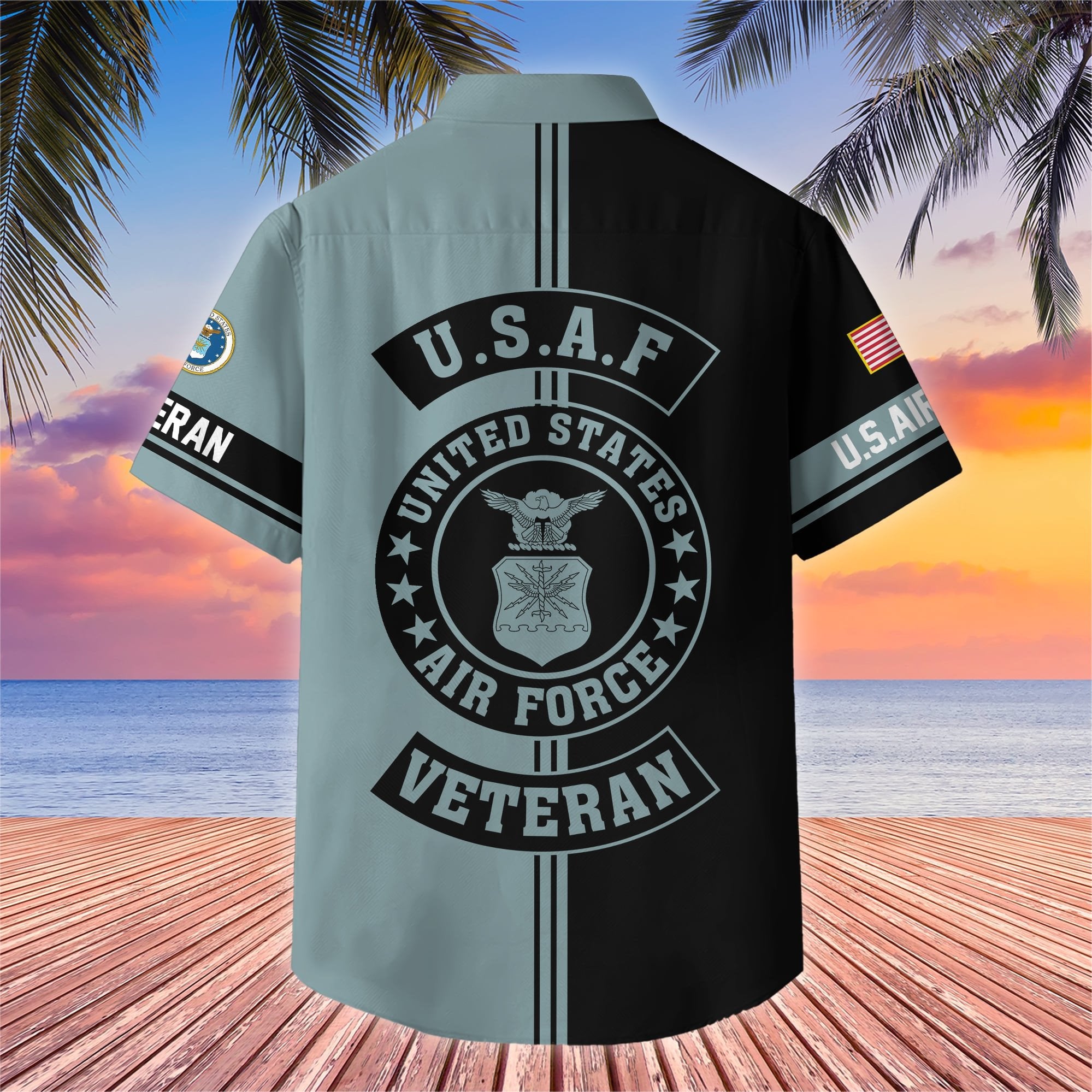 Premium US Veterans Hawaiian Shirt With Pocket BPVC200602, Gifts For US Veterans, Gifts On Independence Day, Veterans Day.